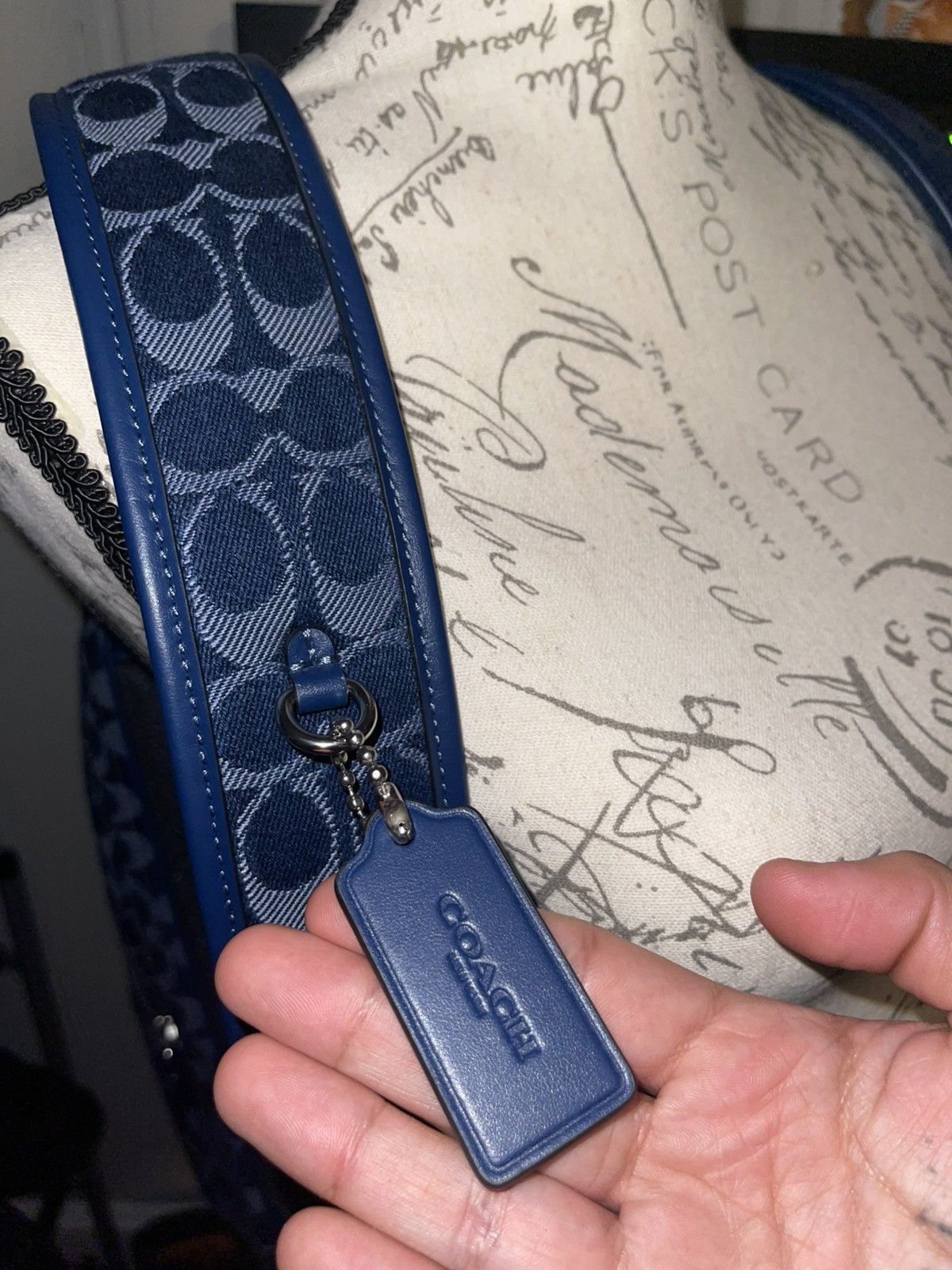 Coach Coach denim backpack (retail was $500) Size 36 - 3 Thumbnail