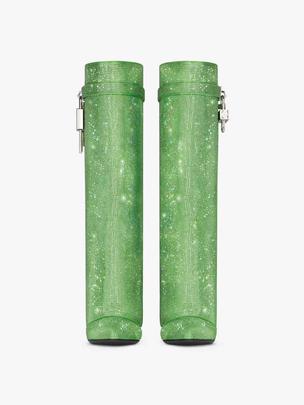 Givenchy o1w1db10525 Shark Lock Boots in Green Size US 9 / IT 39 - 4 Thumbnail