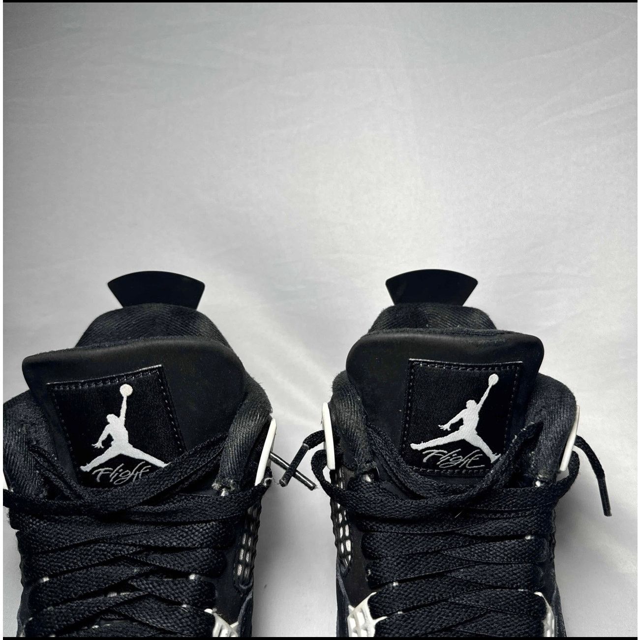 Size 5.5 - Nike Air Jordan 4 Retro White Thunder Men's Shoes