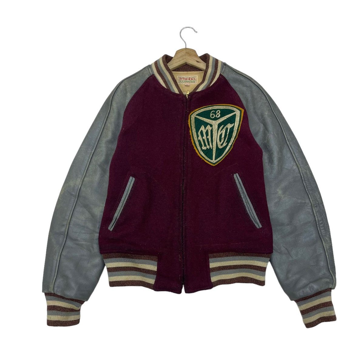 Toyo Enterprises 🔥Vintage Varsity Toyo Enterprise Style Eyes Jacket Size US M / EU 48-50 / 2 - 1 Thumbnail