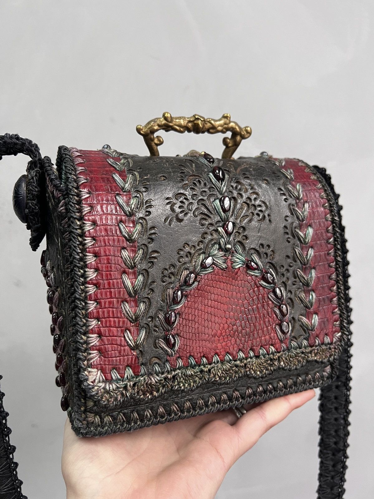 Japanese Brand Handmade crossbody exclusive bag gothic red hysteric glamour Size ONE SIZE - 2 Thumbnail