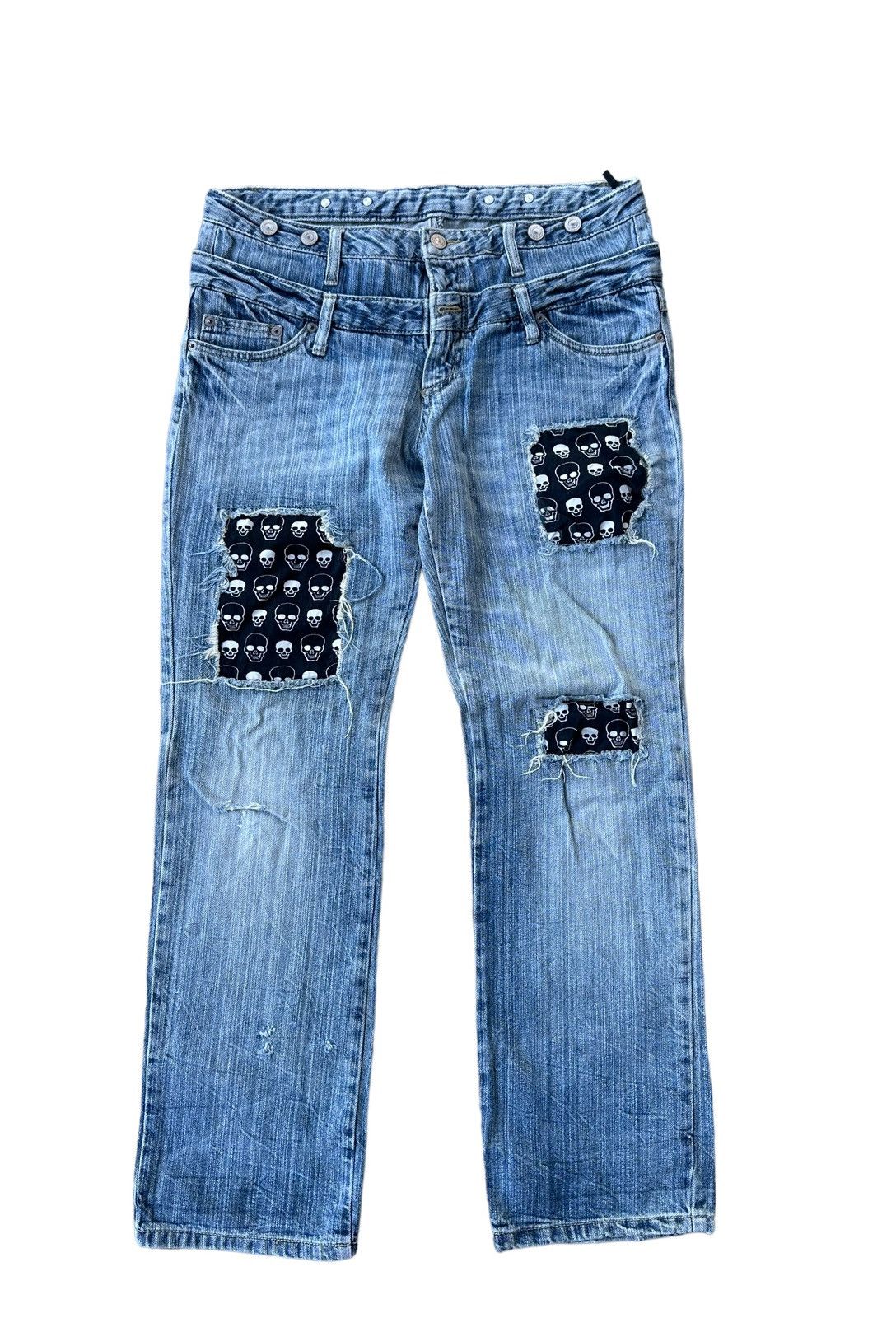 Japanese Brand double waist jeans Size US 32 / EU 48 - 1 Thumbnail
