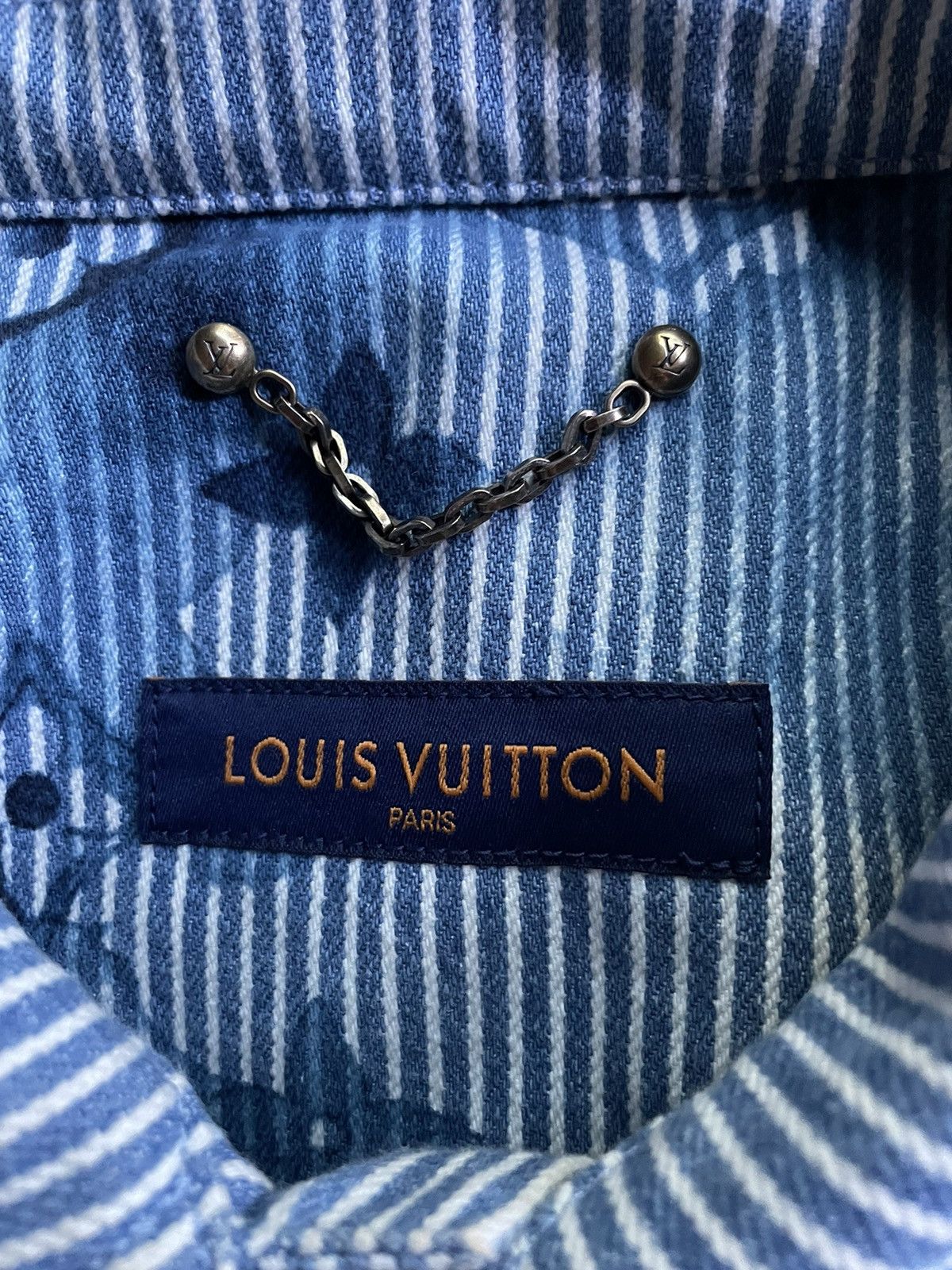 Louis Vuitton Louis Vuitton Monogram Watercolor Workwear Denim Jacket Size US XXL / EU 58 / 5 - 11 Thumbnail