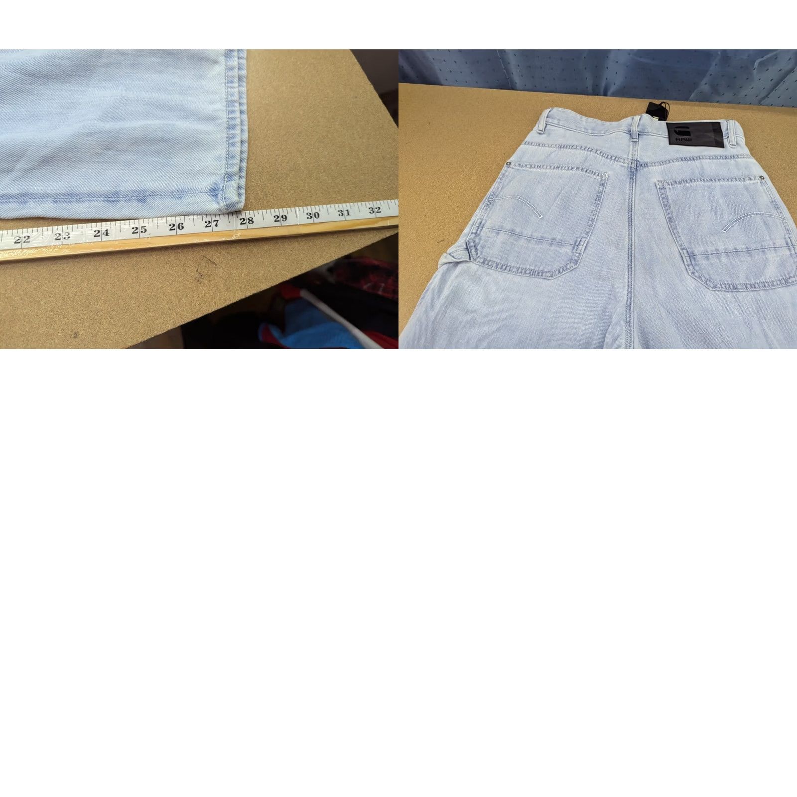 G-Star G-Star Womens Revynn Ultra High Blue Boyfriend Jeans High Waist W29 L28 Jeans Womens Blue 29 28 Size 29" - 9 Thumbnail