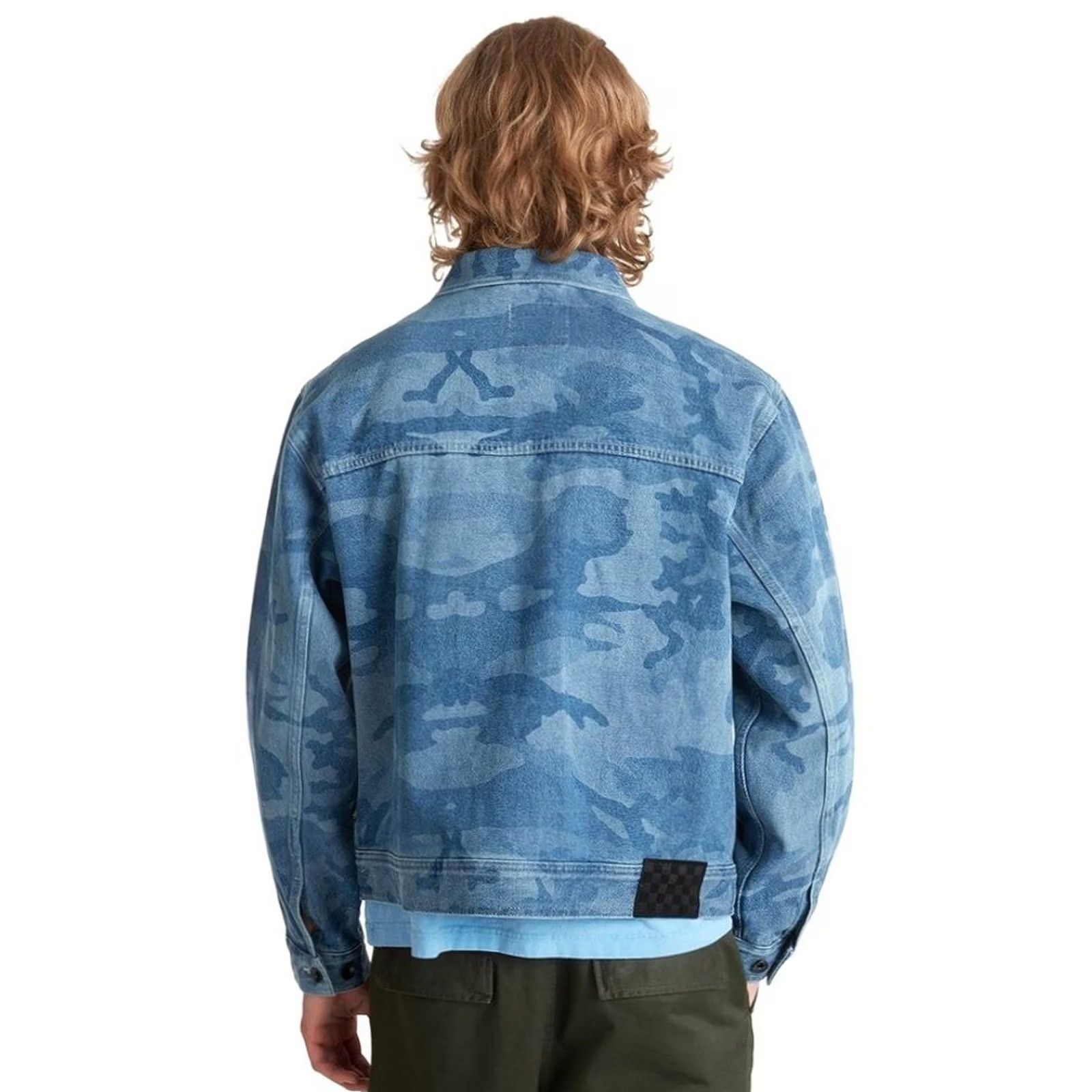 Vans Brand New Mens Vans Camo Denim Trucker Jacket Stonewash Medium Size US M / EU 48-50 / 2 - 3 Thumbnail