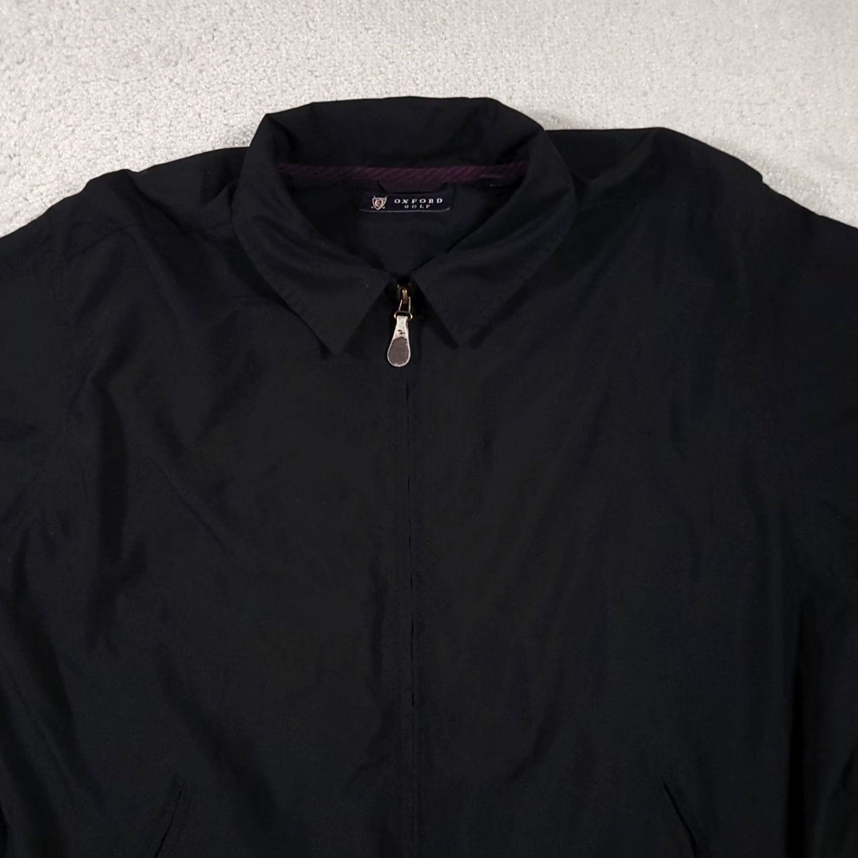 Vintage VINTAGE Oxford Golf Jacket Mens XL Black Performance Zip Off Sleeves Collared Size US XL / EU 56 / 4 - 3 Thumbnail