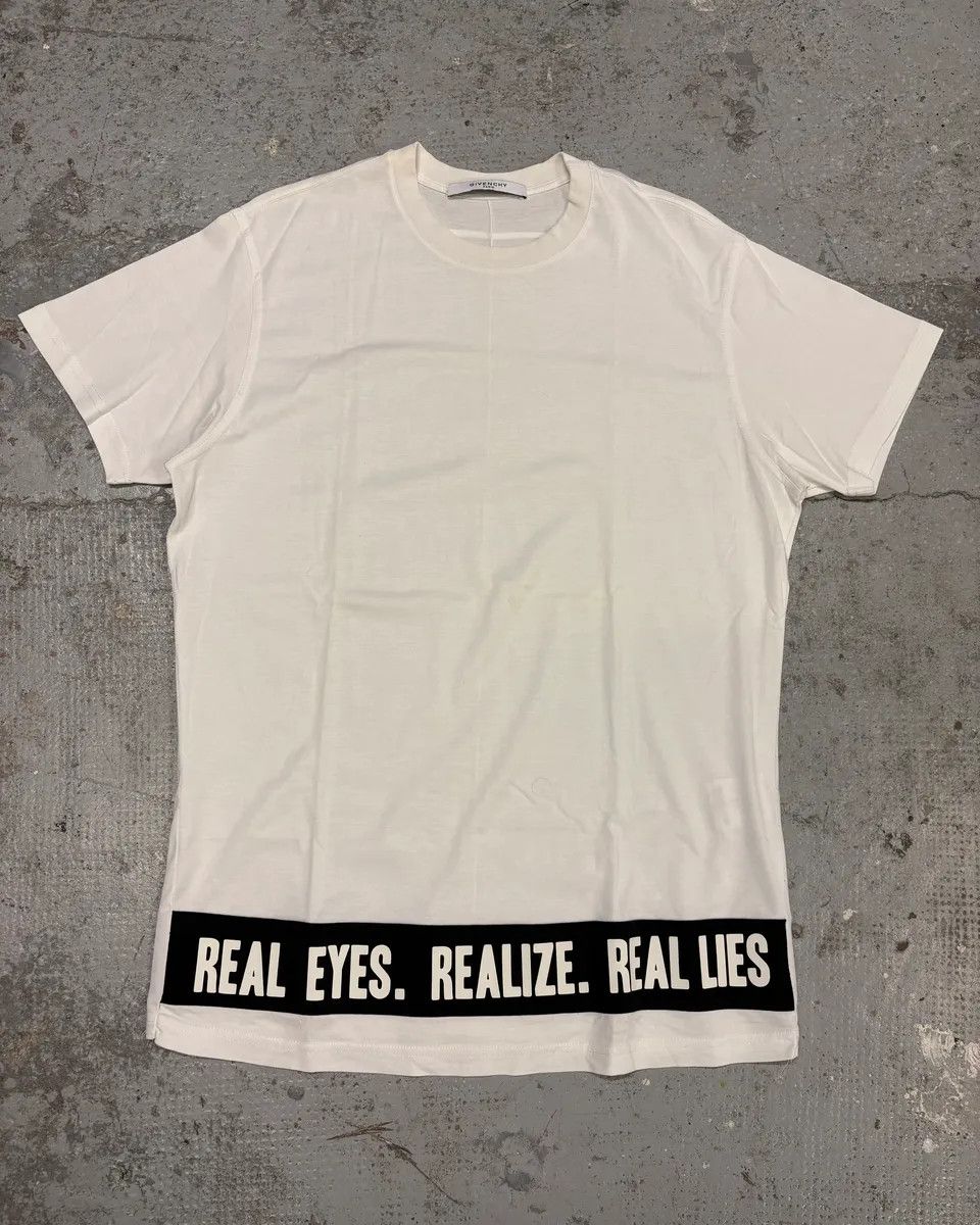 Givenchy SS2017 Givenchy White Black Words T-Shirt by Riccardo Tisci Size US M / EU 48-50 / 2 - 3 Thumbnail