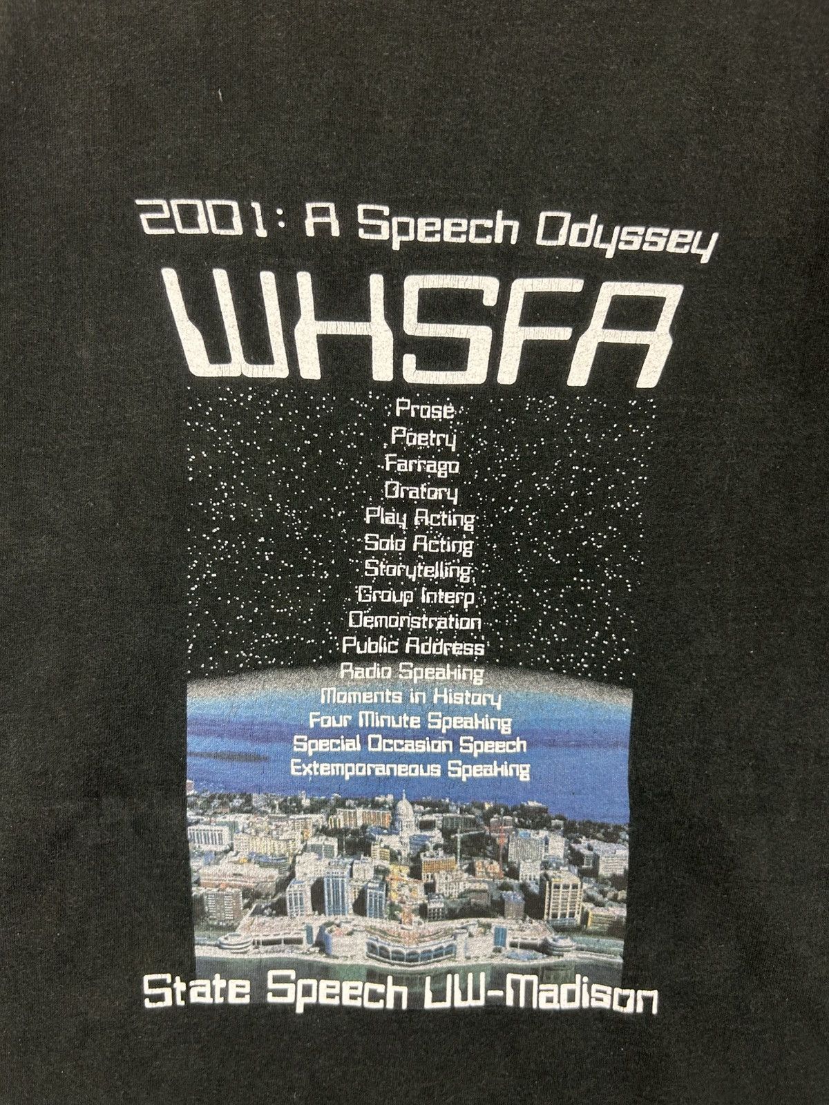 Vintage Vintage 2001: A Speech Odyssey / Parody Tees Space Odyssey Size US L / EU 52-54 / 3 - 3 Thumbnail