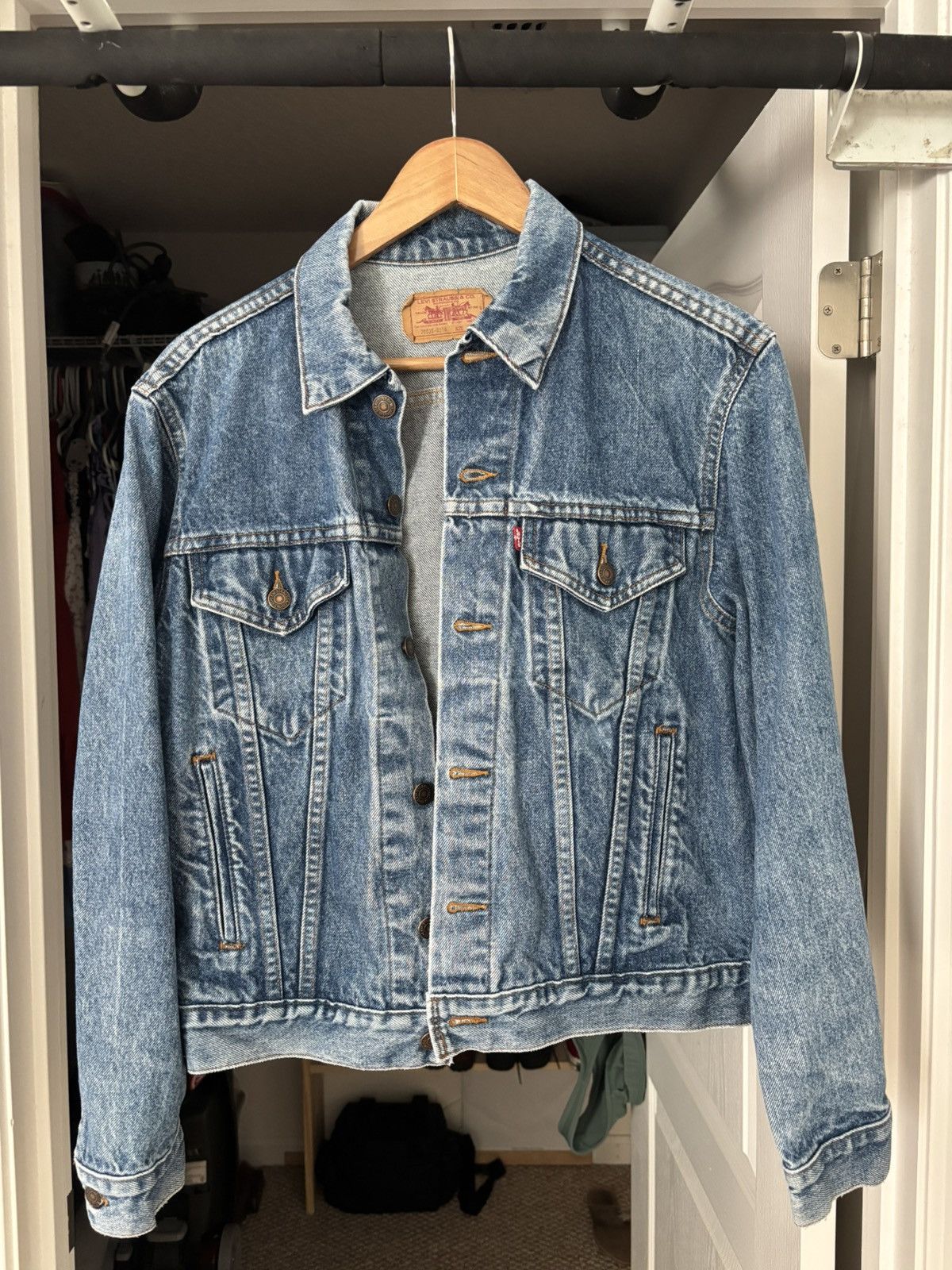 Levi's × Vintage Vintage Made in USA Levi's Denim Trucker Jacket Size US M / EU 48-50 / 2 - 1 Thumbnail