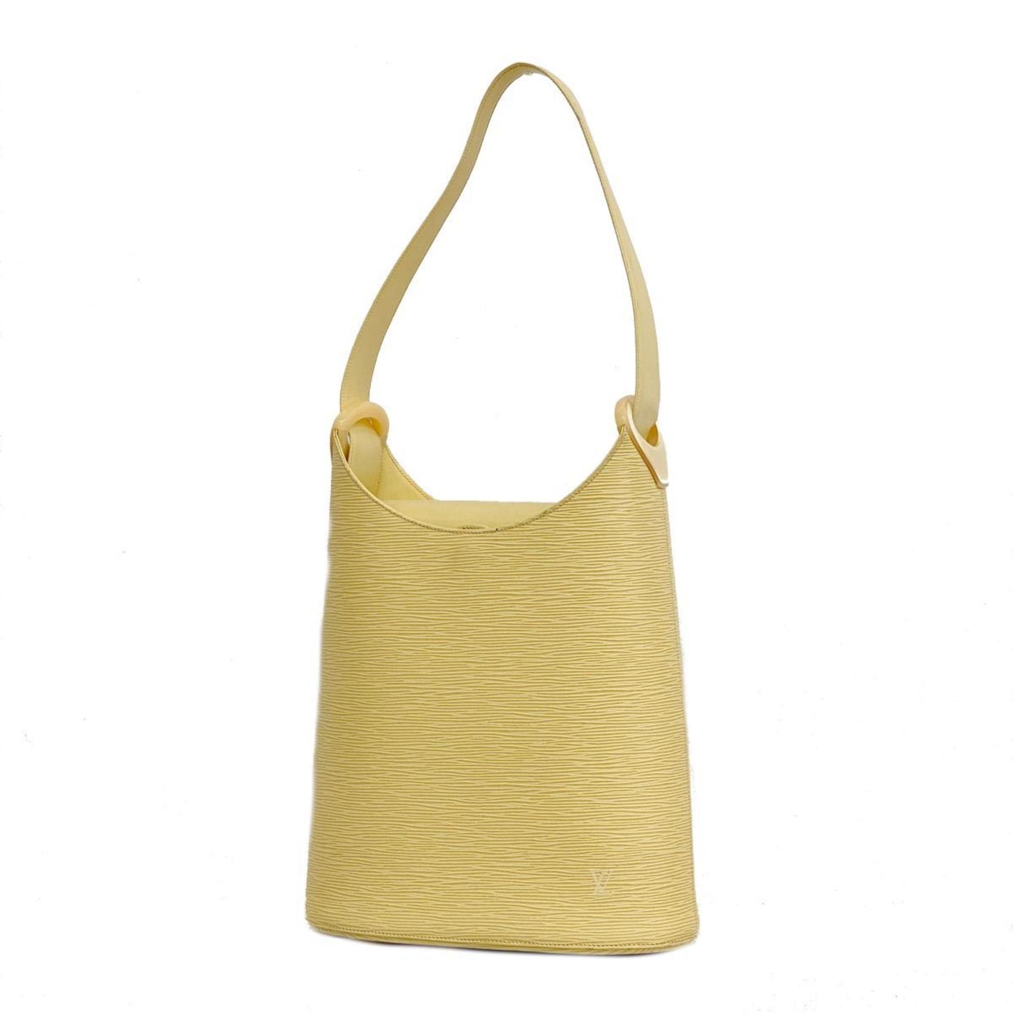 image of Louis Vuitton Shoulder Bag Epi Verseau M5281A Vanille Ladies in Vanilla, Women's