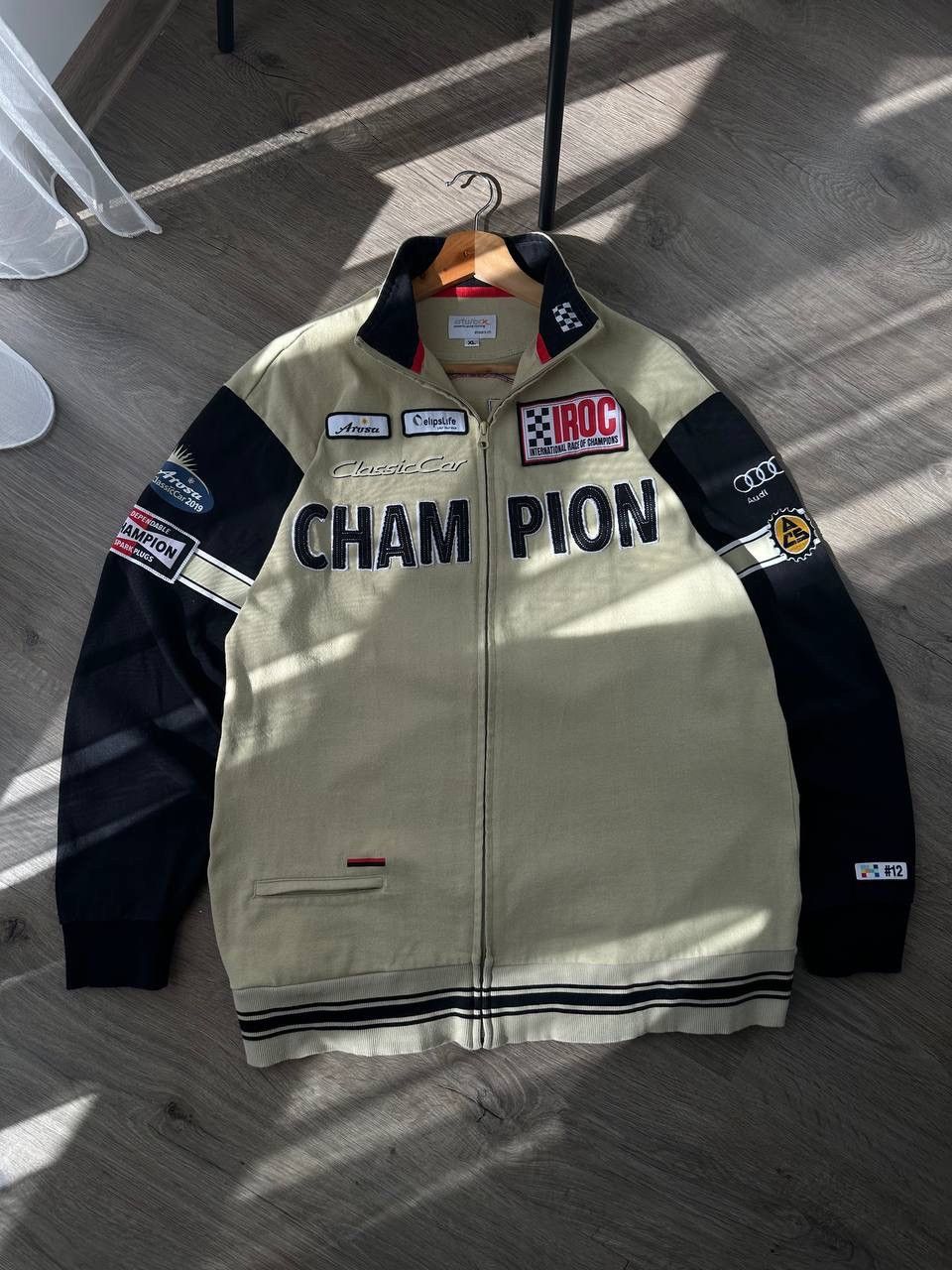 Japanese Brand × Vintage Vintage Japanese Racing Champion 12 Classic Car Hoodie Size US L / EU 52-54 / 3 - 2 Thumbnail