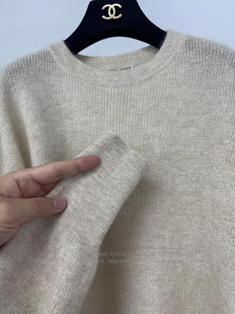 Brunello Cucinelli Brunello Cucinelli Mohair knitted sweater Size S / US 4 / IT 40 - 3 Thumbnail
