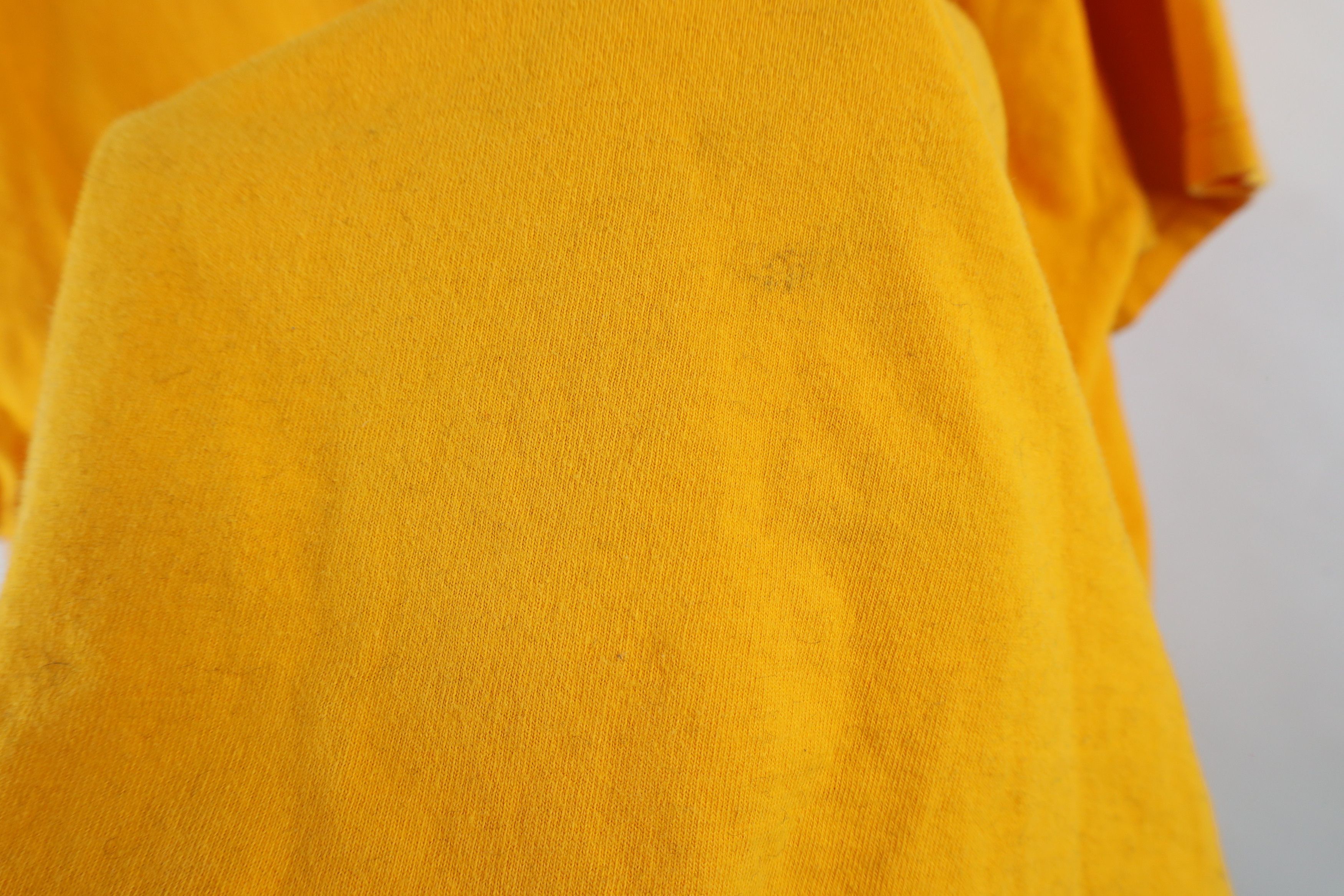 Vintage Vintage 90s Streetwear Short Sleeve T-Shirt Gold Yellow USA Size US XL / EU 56 / 4 - 5 Thumbnail