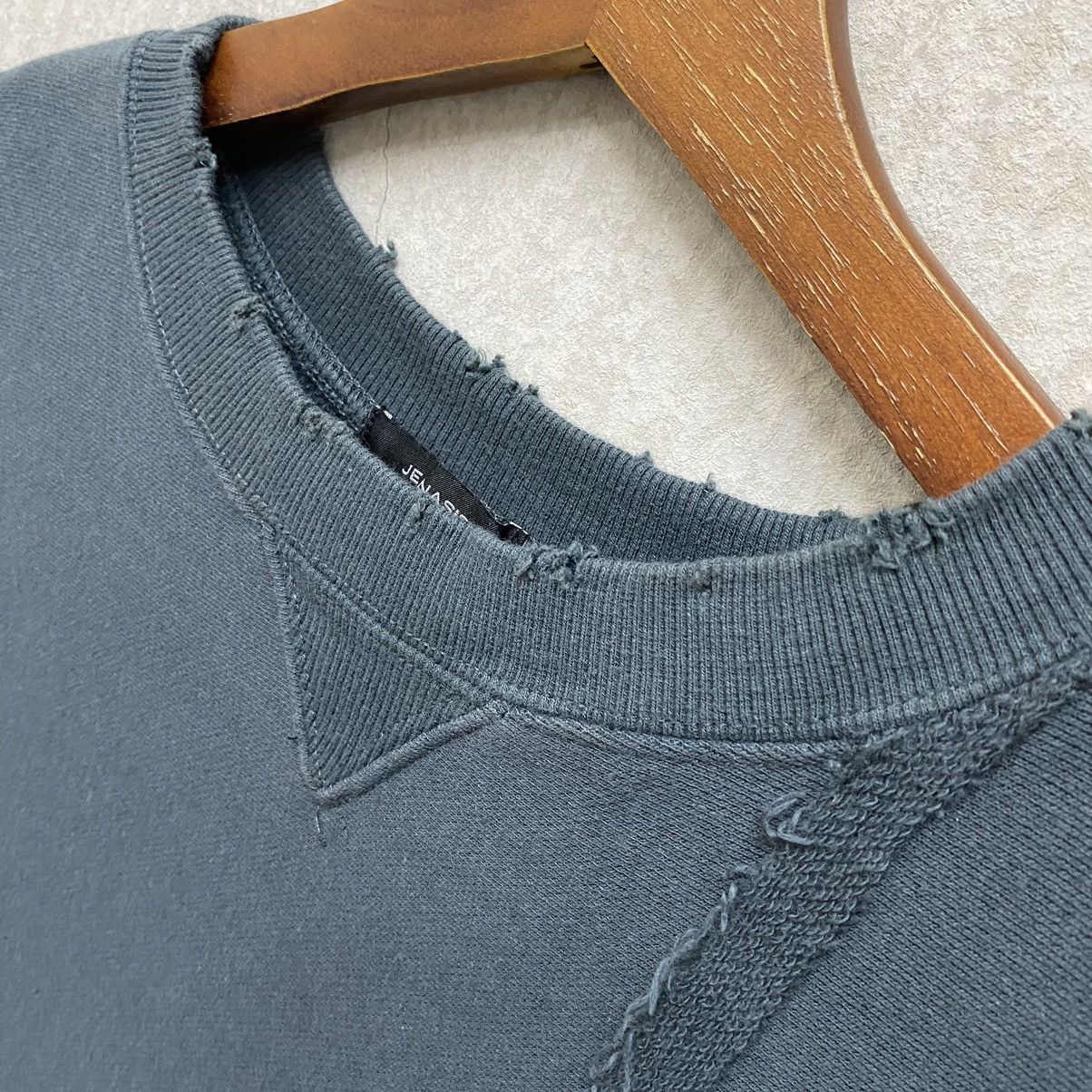 Japanese Brand Jeanasis Sweatshirt Original Factory Distressed Design Size US XXL / EU 58 / 5 - 8 Thumbnail