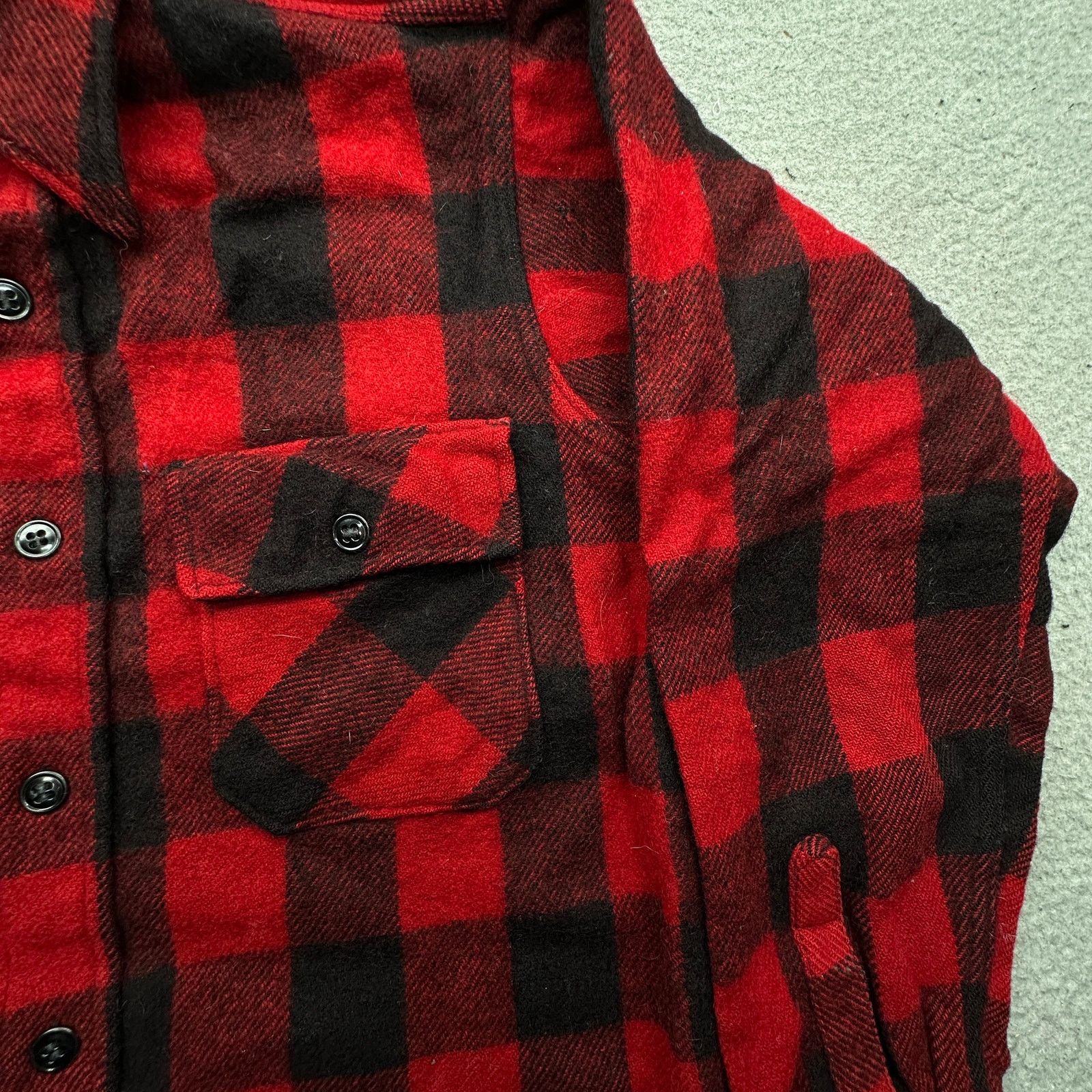 Other Vintage 60s Winter King Wool Buffalo Check Flannel Shirt M Size US M / EU 48-50 / 2 - 7 Thumbnail