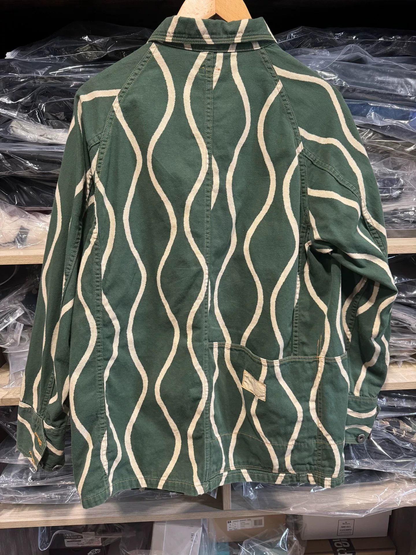 Kapital kapital green wave pattern jacket Size US M / EU 48-50 / 2 - 2 Thumbnail