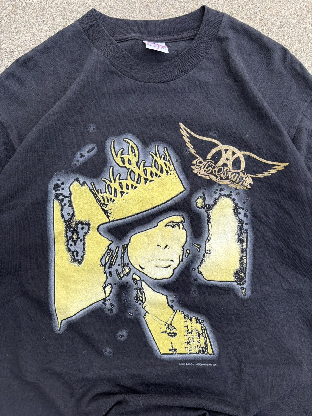 Band Tees Vintage 1997-98 Aerosmith Nine Lives Tour T Shirt Size US L / EU 52-54 / 3 - 2 Thumbnail