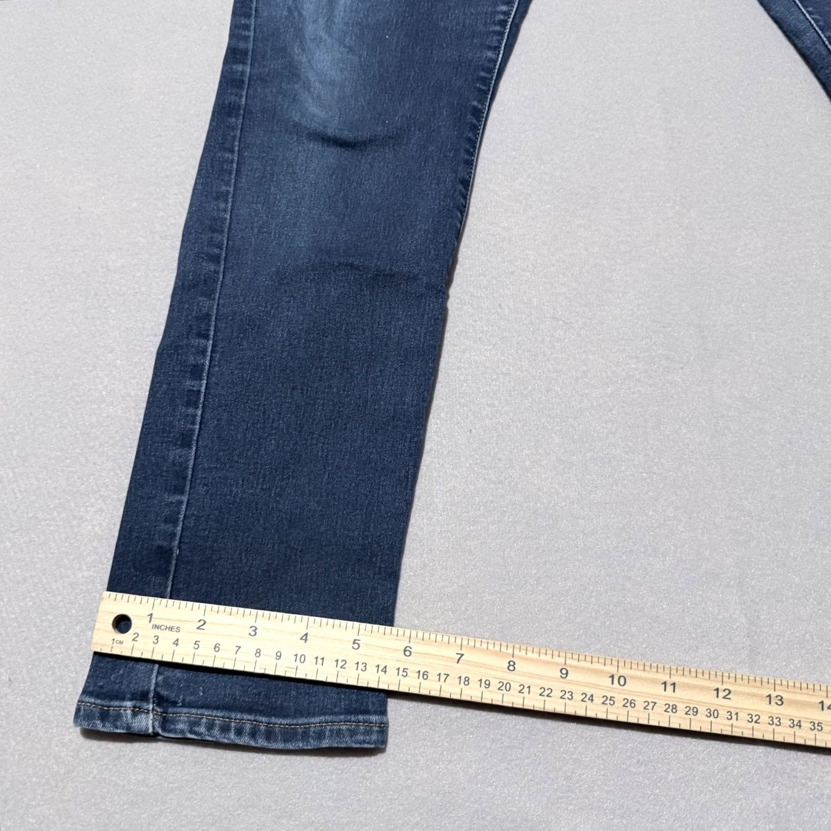 Levi's Levi's 311 Shaping Skinny Jeans Women's 32 Dark Wash Denim Slim Zip Fly - Stains Jeans Blue Women 90s Vintage Style Size 24" / US 00 / IT 34 - 6 Thumbnail