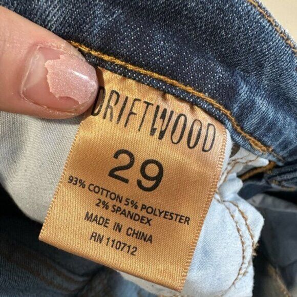 Other LIKE NEW- DRIFTWOOD COLETTE TASSEL HEM BOHO JEANS Size 29" - 7 Thumbnail