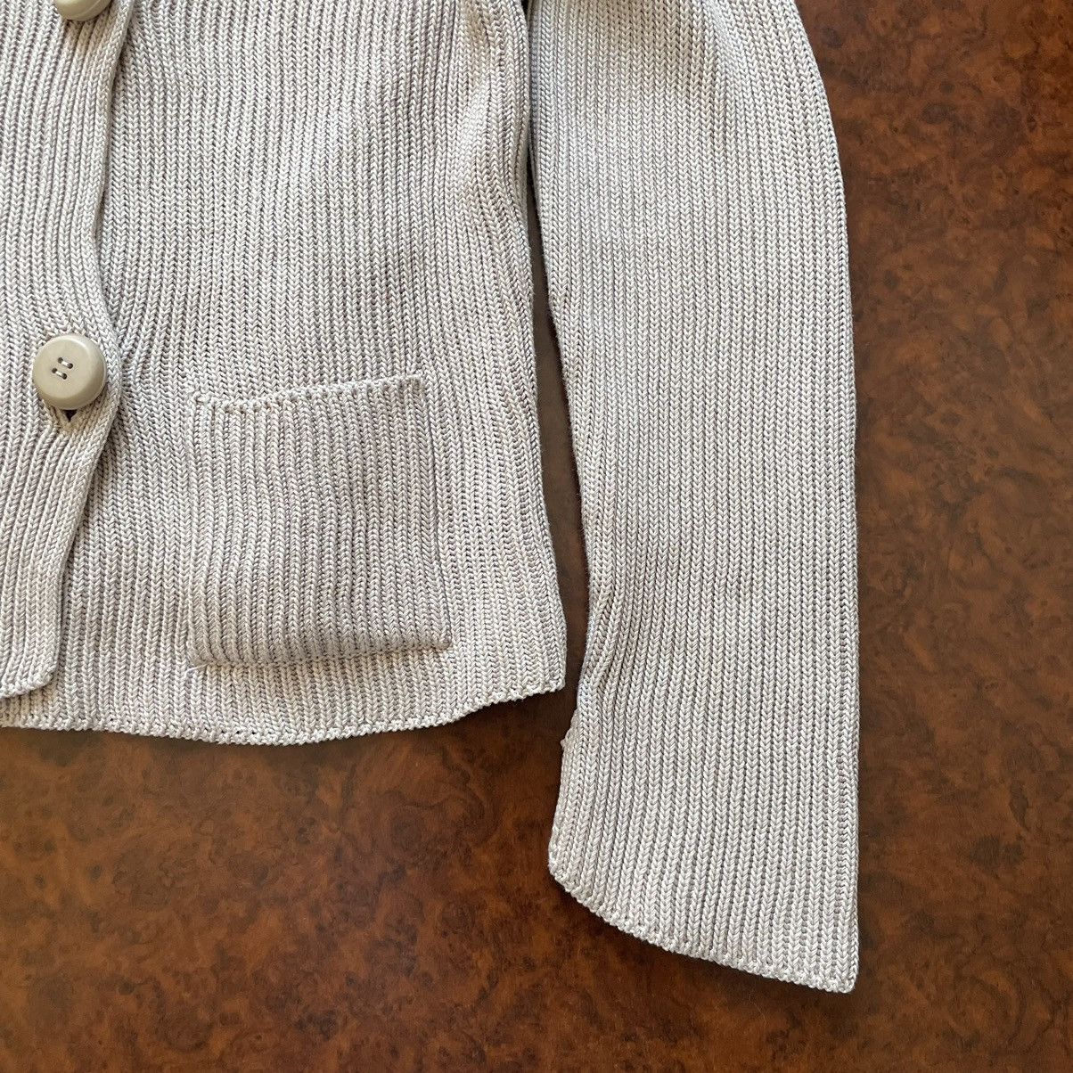Prada Prada beige sweater 90s old cardigan aztec Navajo turtleneck Size S / US 4 / IT 40 - 8 Thumbnail
