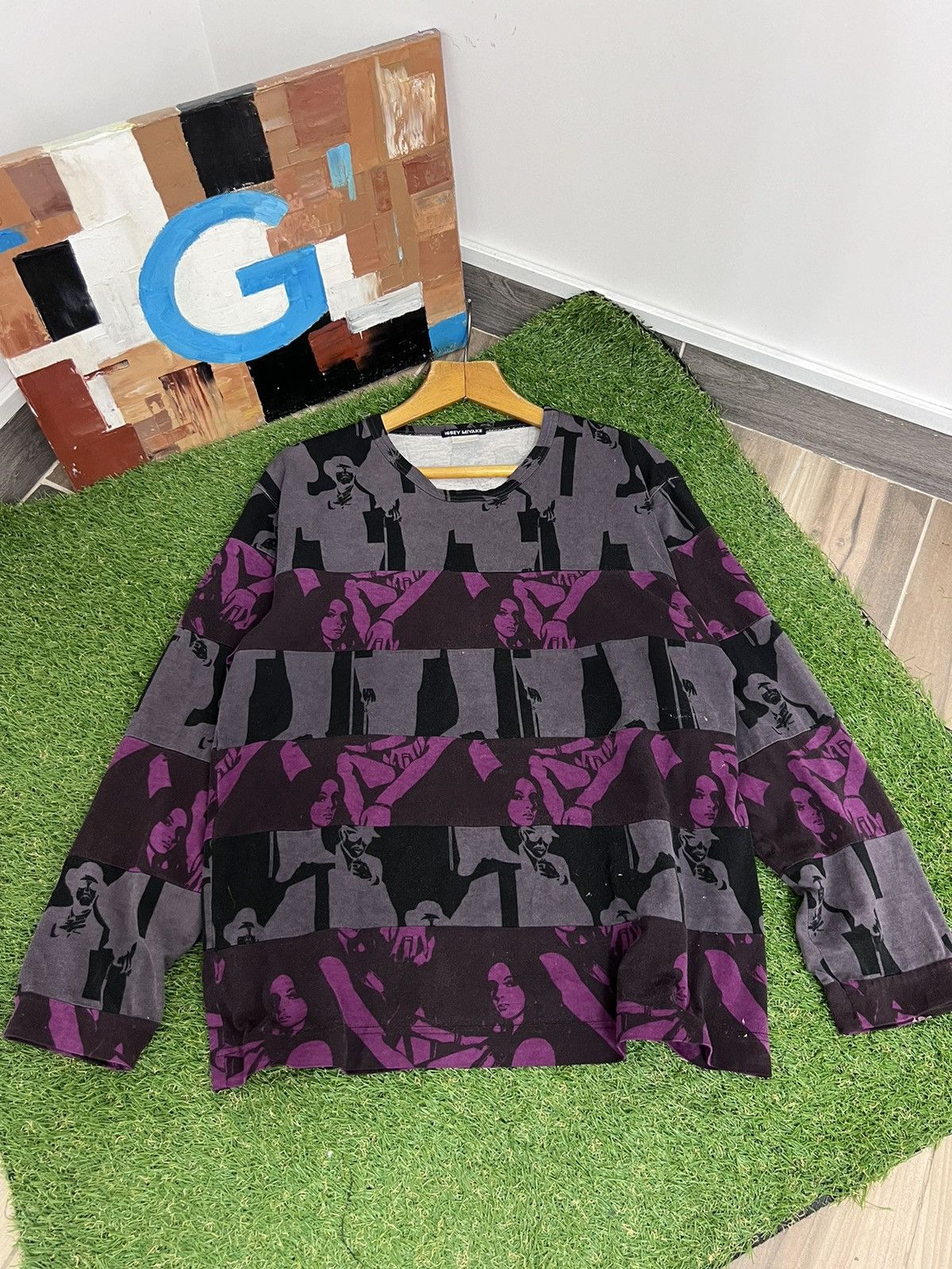 Issey Miyake Issey Miyake Men patchwork longsleeve avant garde y2k Size US XL / EU 56 / 4 - 1 Thumbnail
