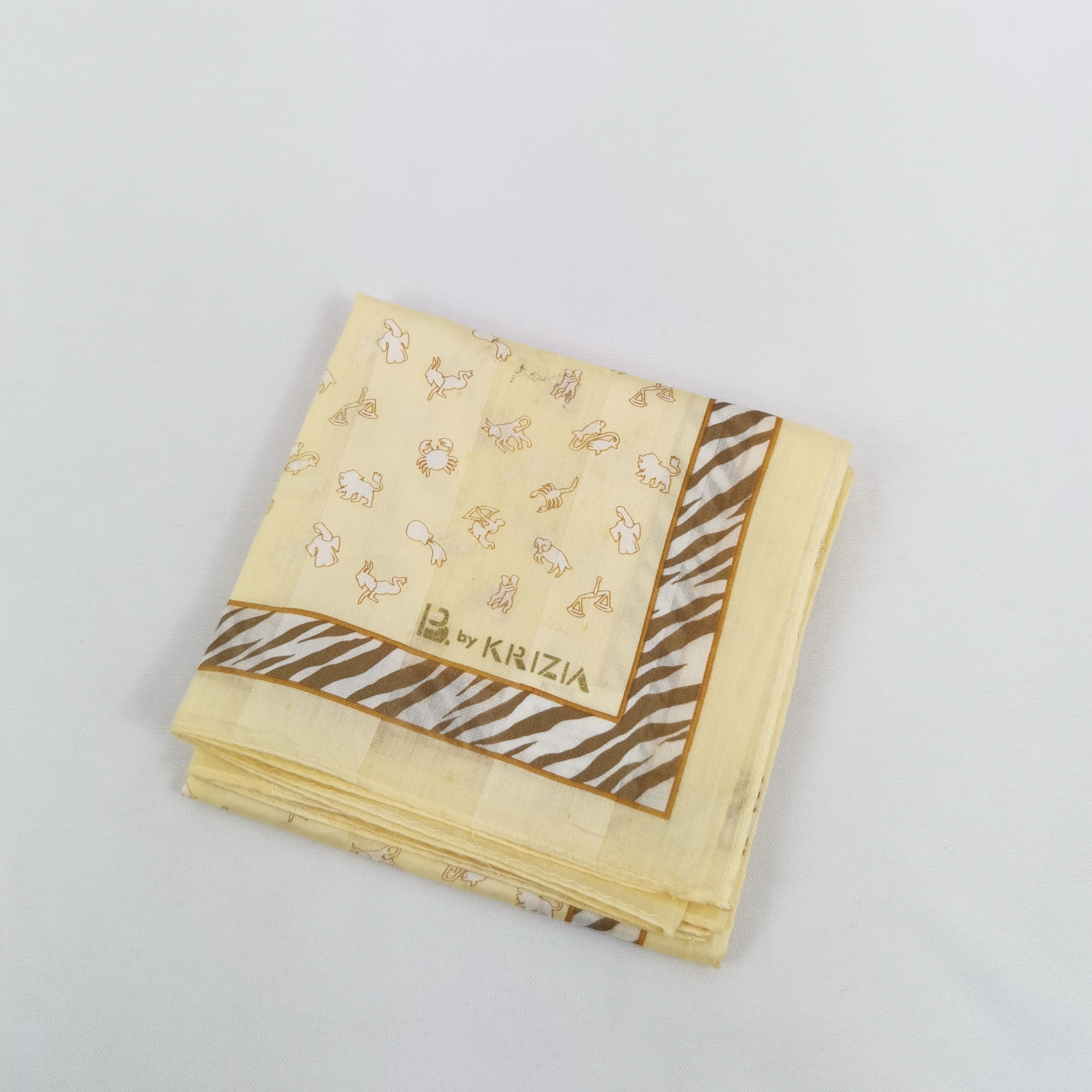 Krizia Uomo × Vintage Vintage Kriza Handkerchief Neckerchief Bandana. Size ONE SIZE - 4 Thumbnail