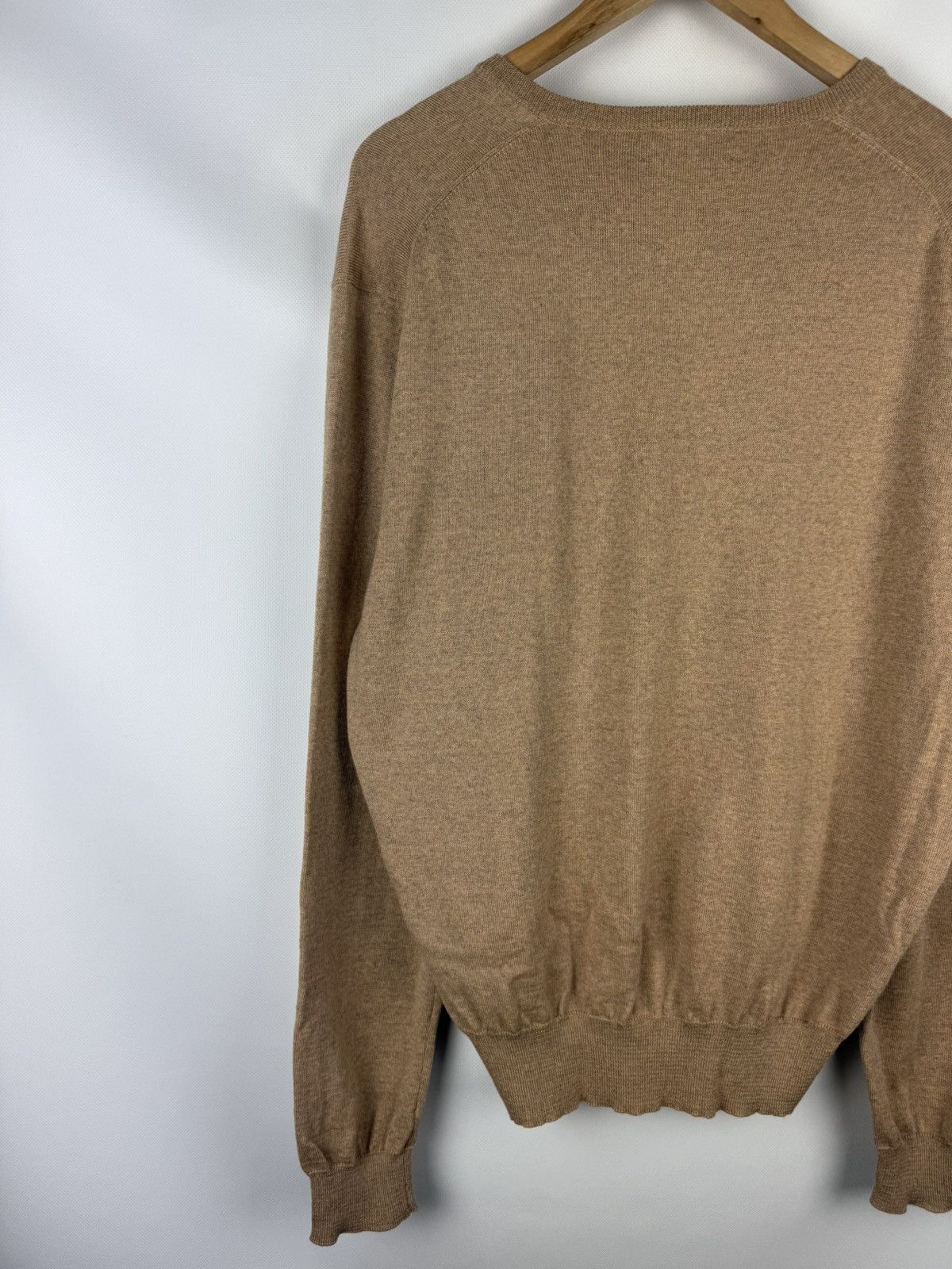 Polo Ralph Lauren Polo By Ralph Lauren Vintage Wool V-neck Sweater Pullover Size US XL / EU 56 / 4 - 15 Thumbnail