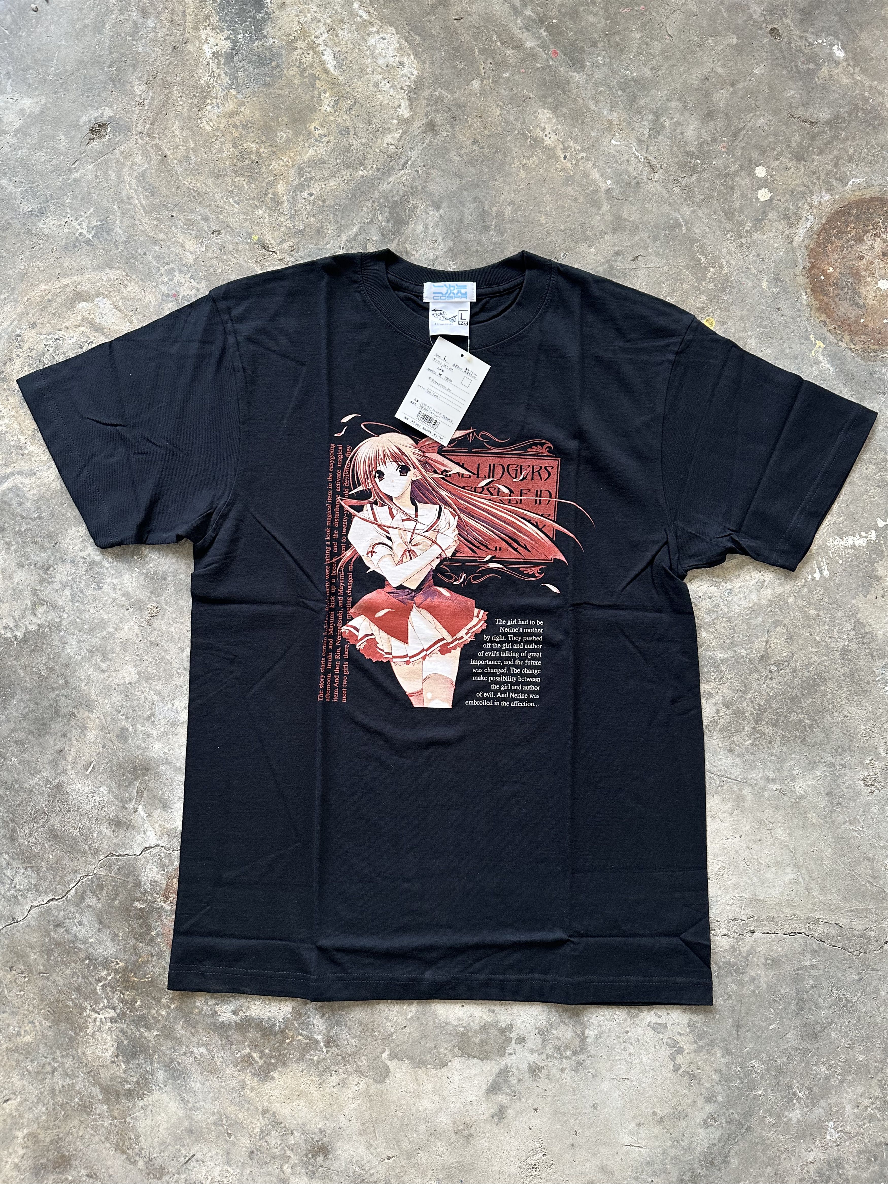 Anime Vintage 00's COSPA Tick! Tack! ”Sunset Nerine“ T-shirt Size US L / EU 52-54 / 3 - 2 Thumbnail