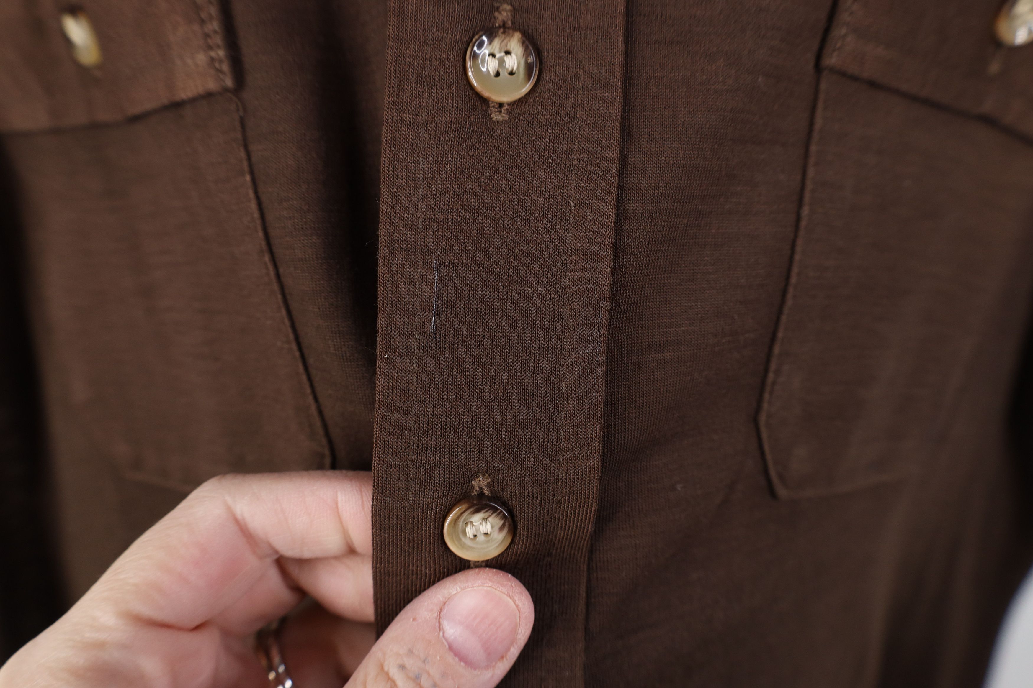 Vintage Vintage 70s Streetwear Short Sleeve Collared Button Shirt Size US L / EU 52-54 / 3 - 8 Thumbnail