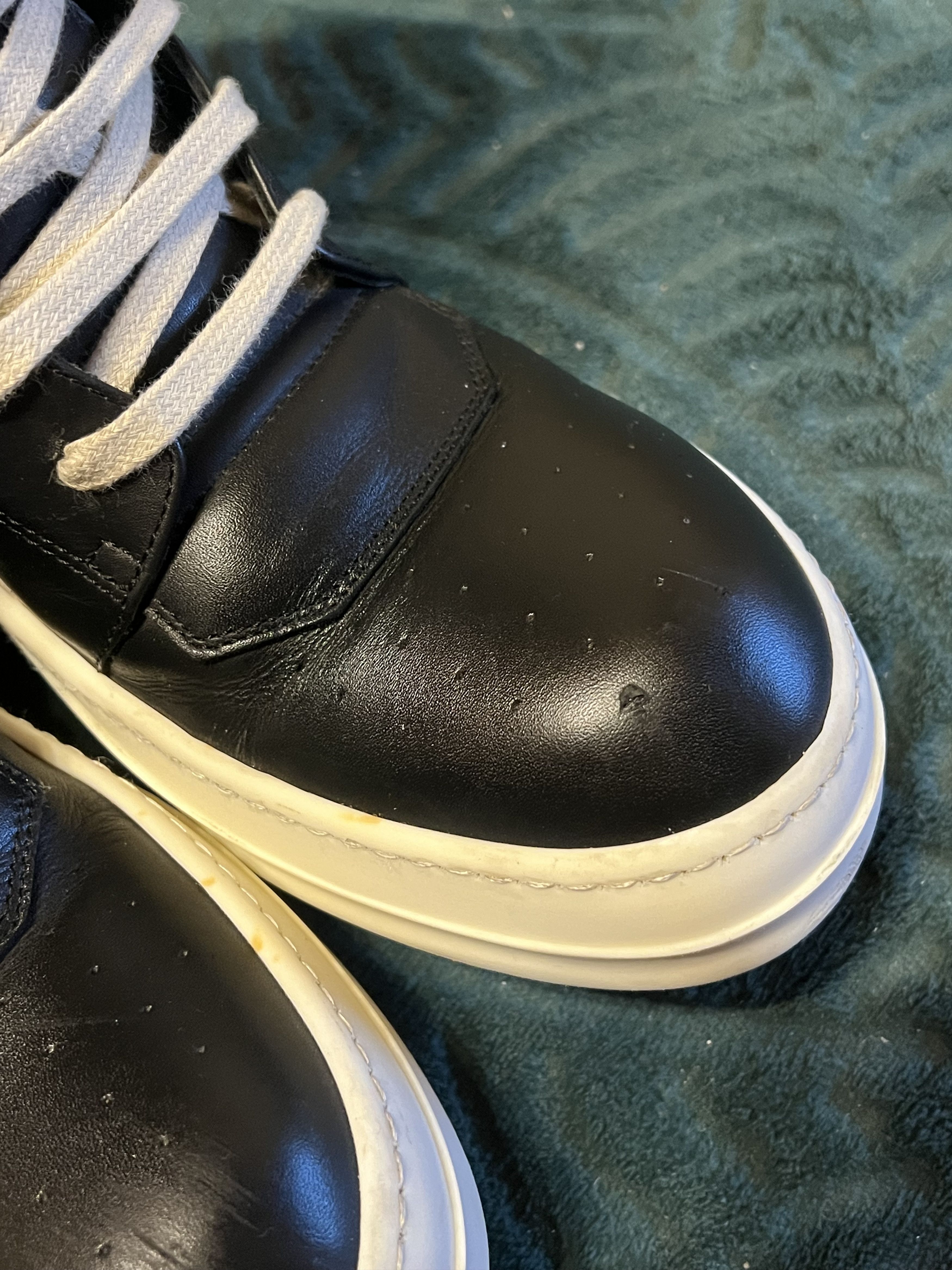 Rick Owens Rick Owens Black & Milk Geobasket Size US 8 / EU 41 - 6 Thumbnail