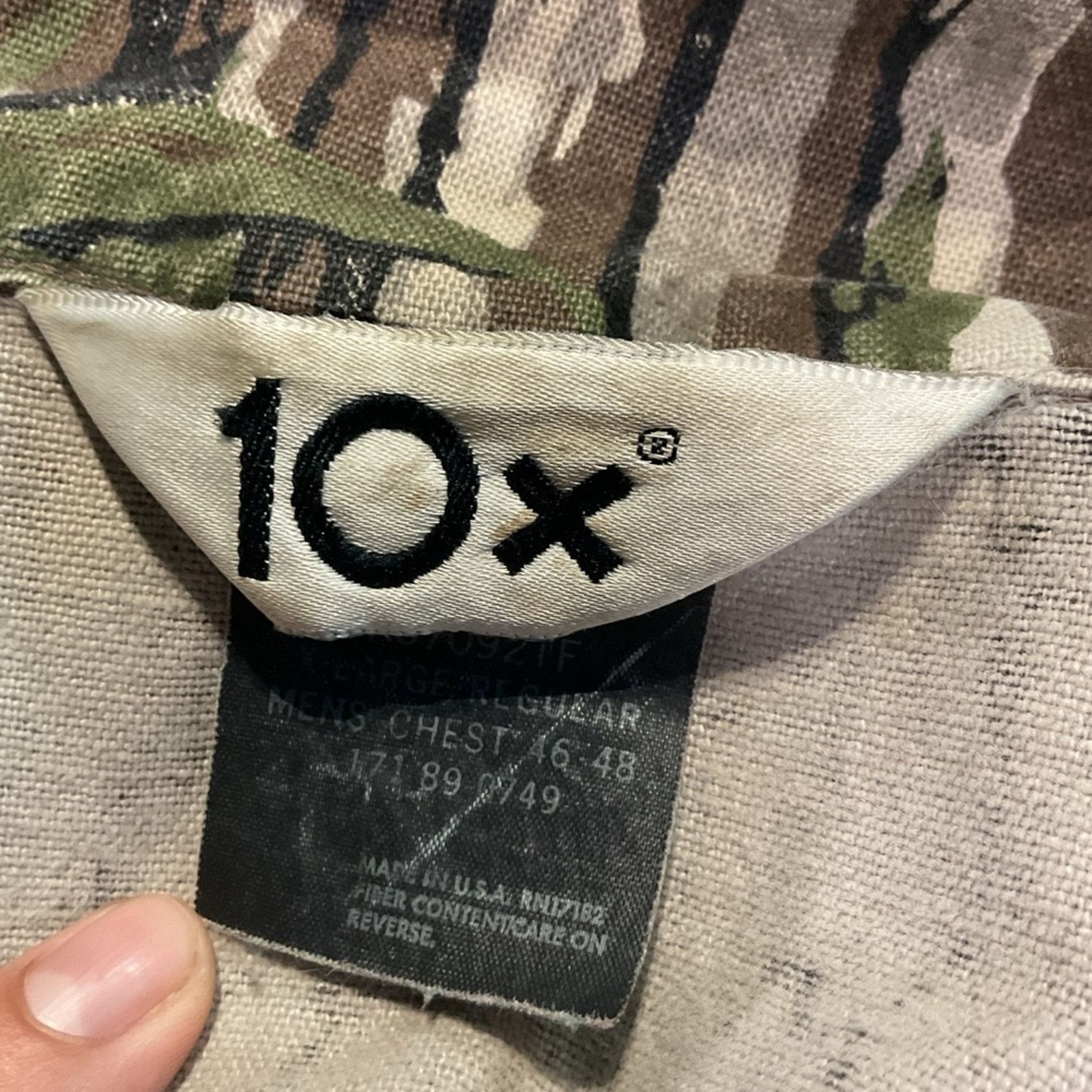 Vintage 10X Hunting Full Zip Jacket Size US XXL / EU 58 / 5 - 3 Thumbnail