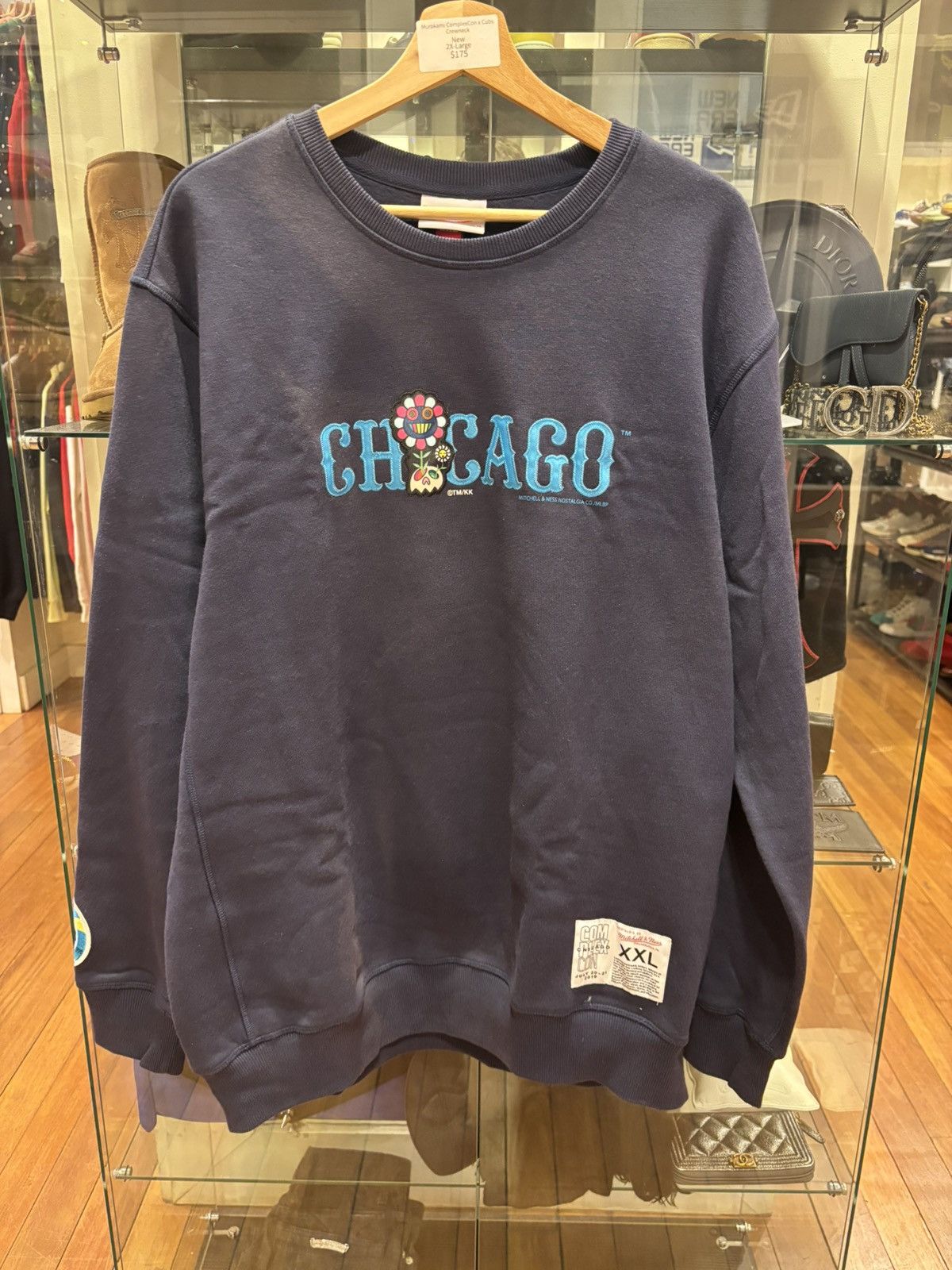 Mitchell & Ness × Takashi Murakami Murakami X Mitchell & Ness Crewneck Size US XXL / EU 58 / 5 - 1 Thumbnail