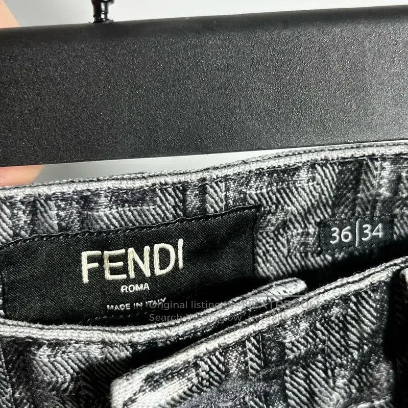Fendi Fendi Black Casual Pants for Men . Size US 32 / EU 48 - 3 Thumbnail