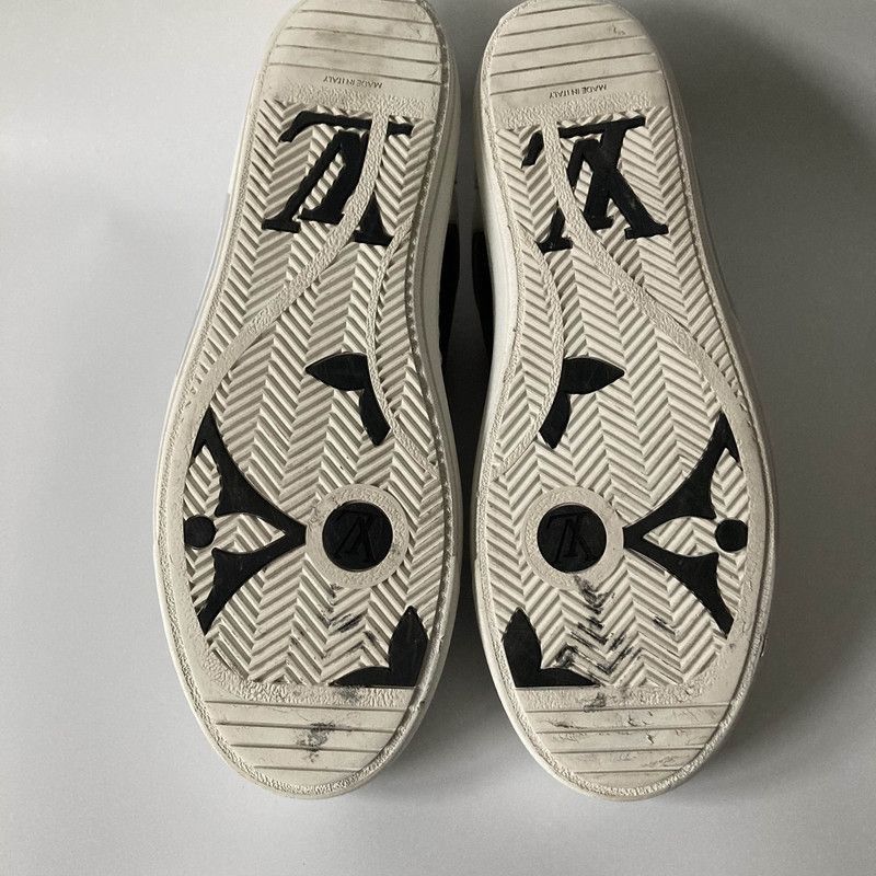 Louis Vuitton Louis Vuitton Charlie White Low-Top Sneakers - Size US 12 / EU 45 - 2 Thumbnail