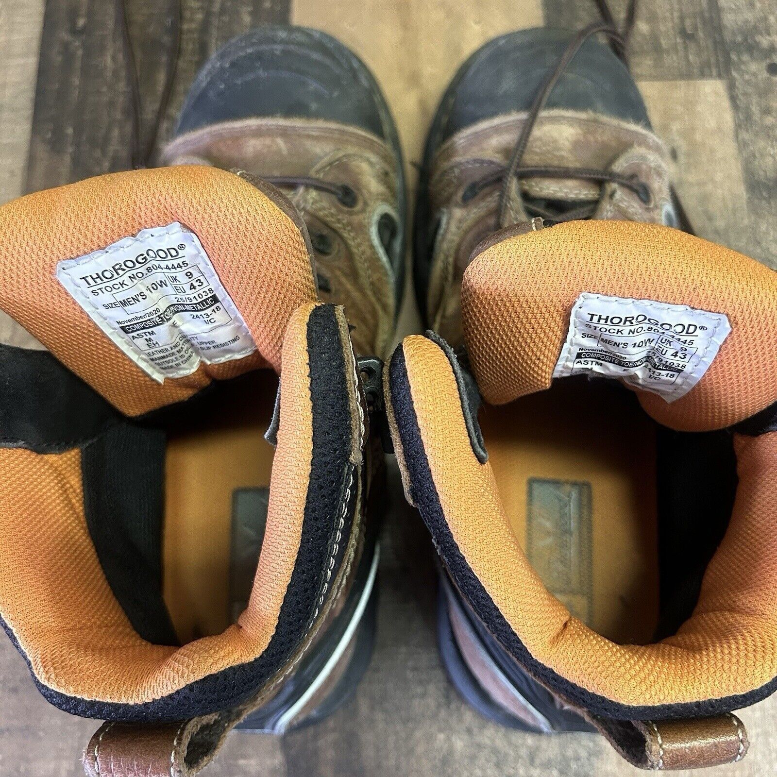 Thorogood Thorogood 804-4445 Composite EH Safety Toe Boots Mens 10 W Size US 10 / EU 43 - 9 Thumbnail