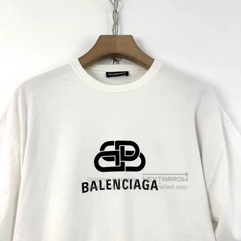 Balenciaga Balenciaga Classic Buckle Print Logo Short Sleeve T-Shirt Size US XS / EU 42 / 0 - 4 Thumbnail