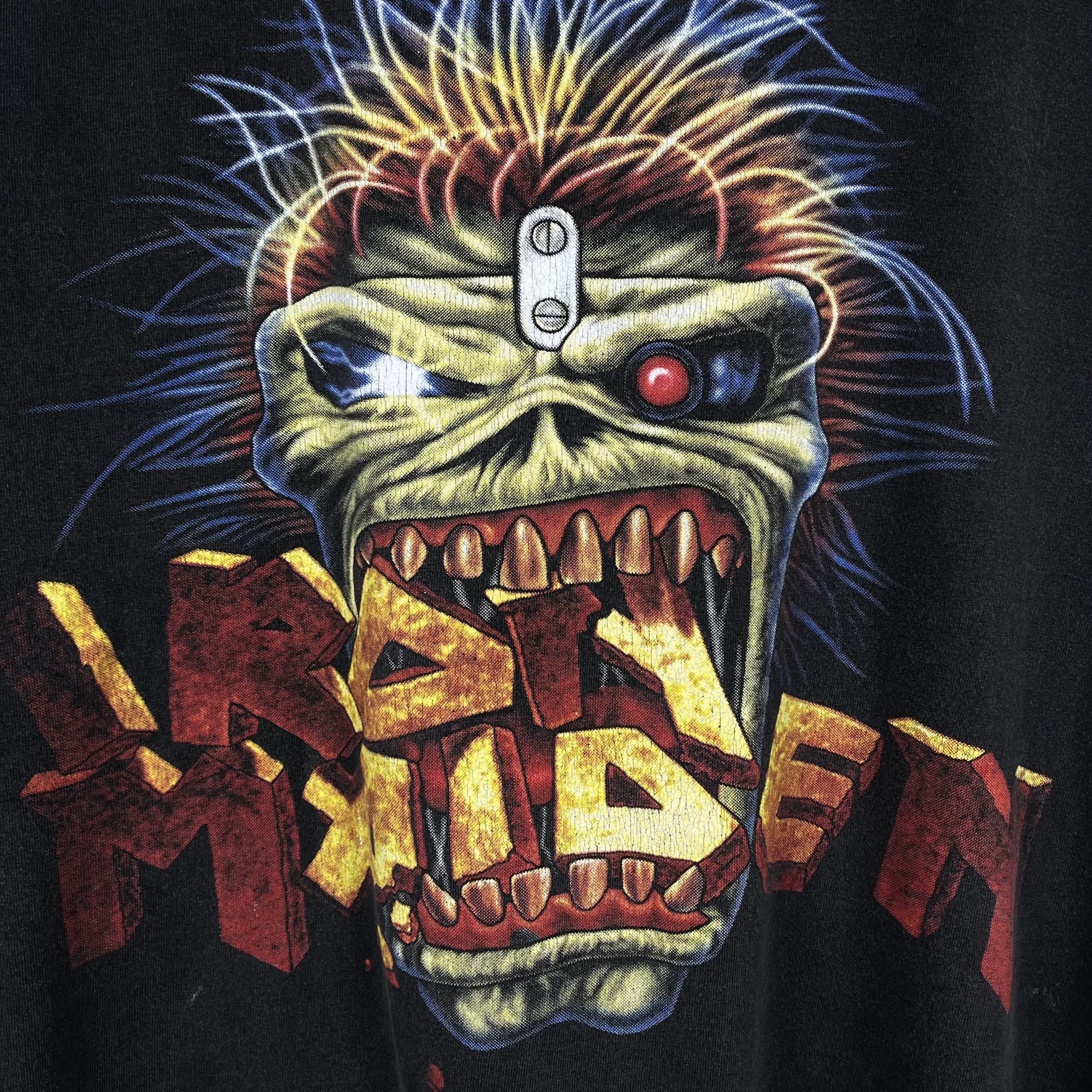 Band Tees Vintage Iron Maiden Rare Rock Band T Shirt 90’s Size US XL / EU 56 / 4 - 7 Thumbnail