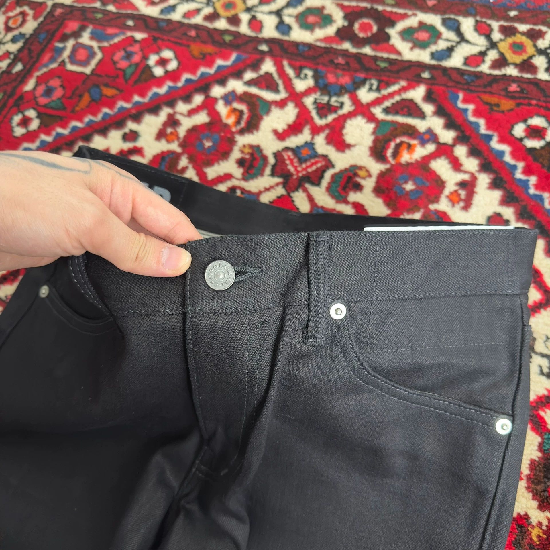 Visvim visvim 16aw 04 cmyk black jeans w32l32 Size US 32 / EU 48 - 5 Thumbnail