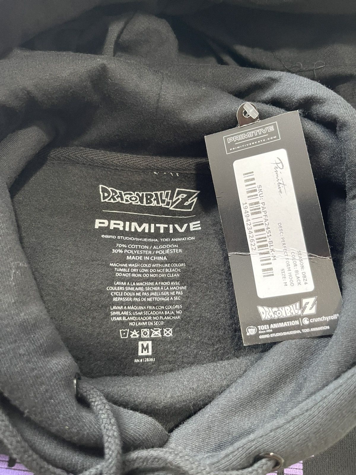 Primitive Primitive x Dragon Ball Z Perfect Form Hoodie Sz Medium NWT Size US M / EU 48-50 / 2 - 4 Thumbnail