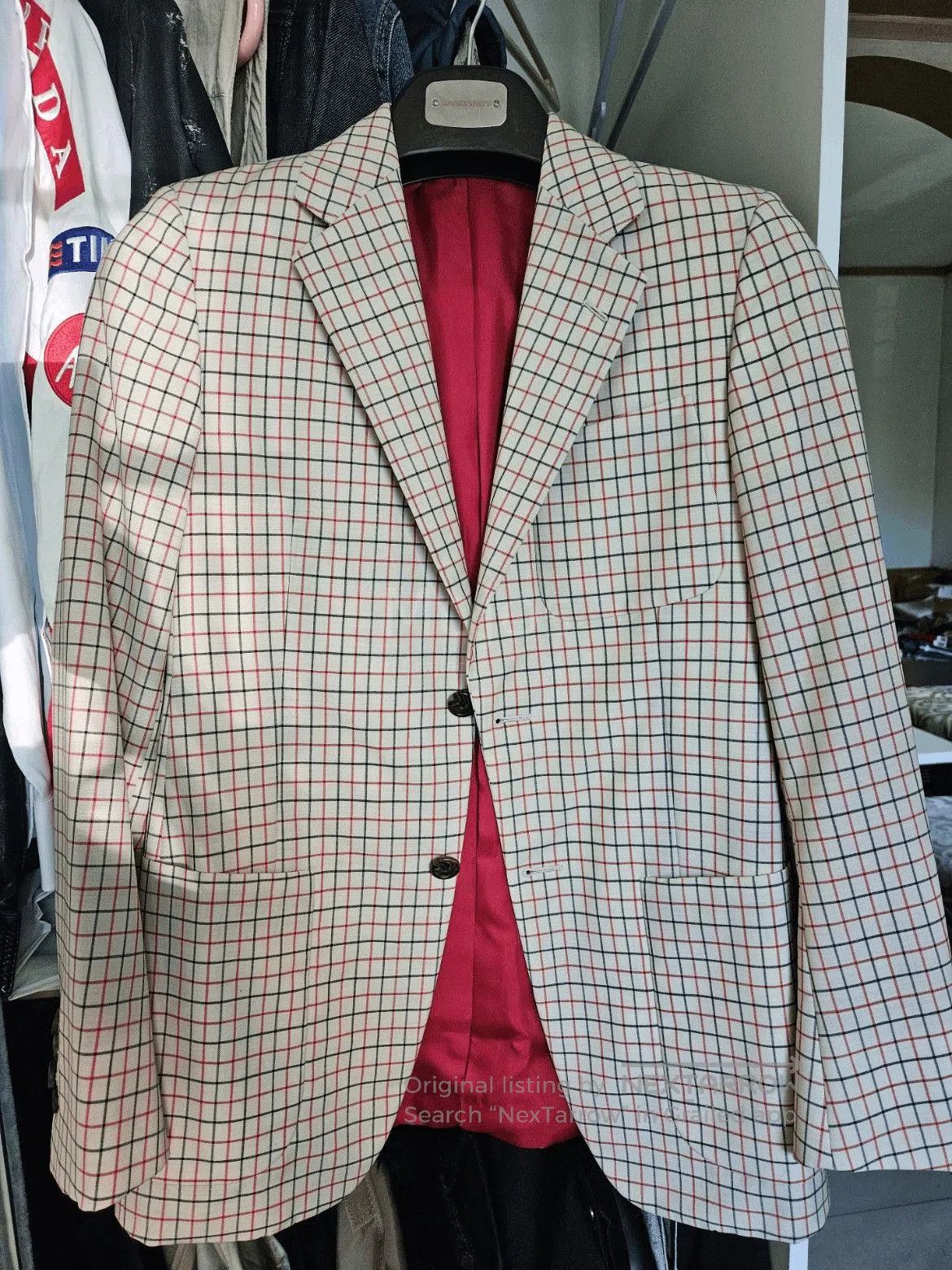 Prada Sz 44 Prada Plaid Blazer Jacket. Size US S / EU 44-46 / 1 - 1 Thumbnail