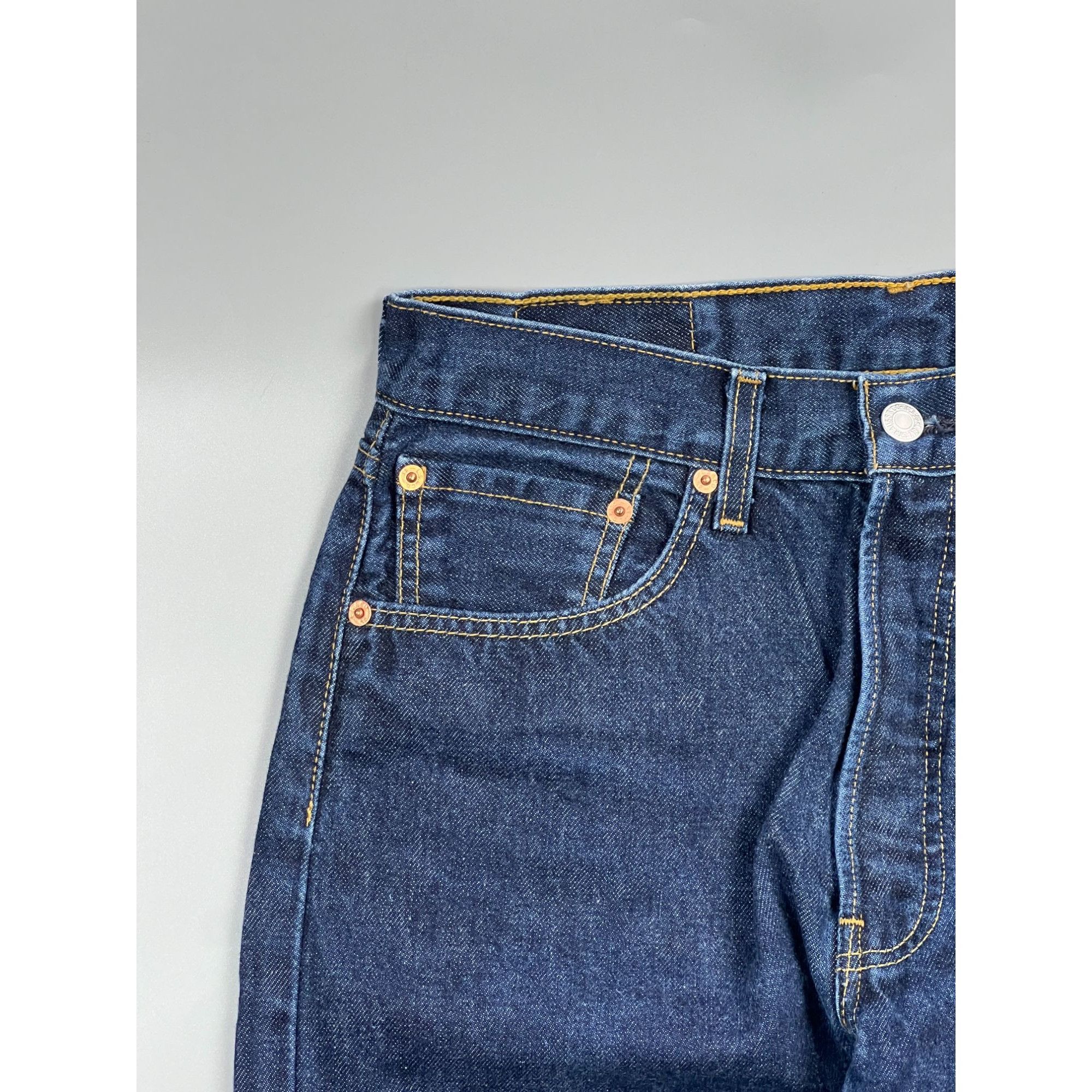 Levi's Levi’s 501 Dark Blue Denim Jeans Pants (Y0925) Size US 31 - 3 Thumbnail