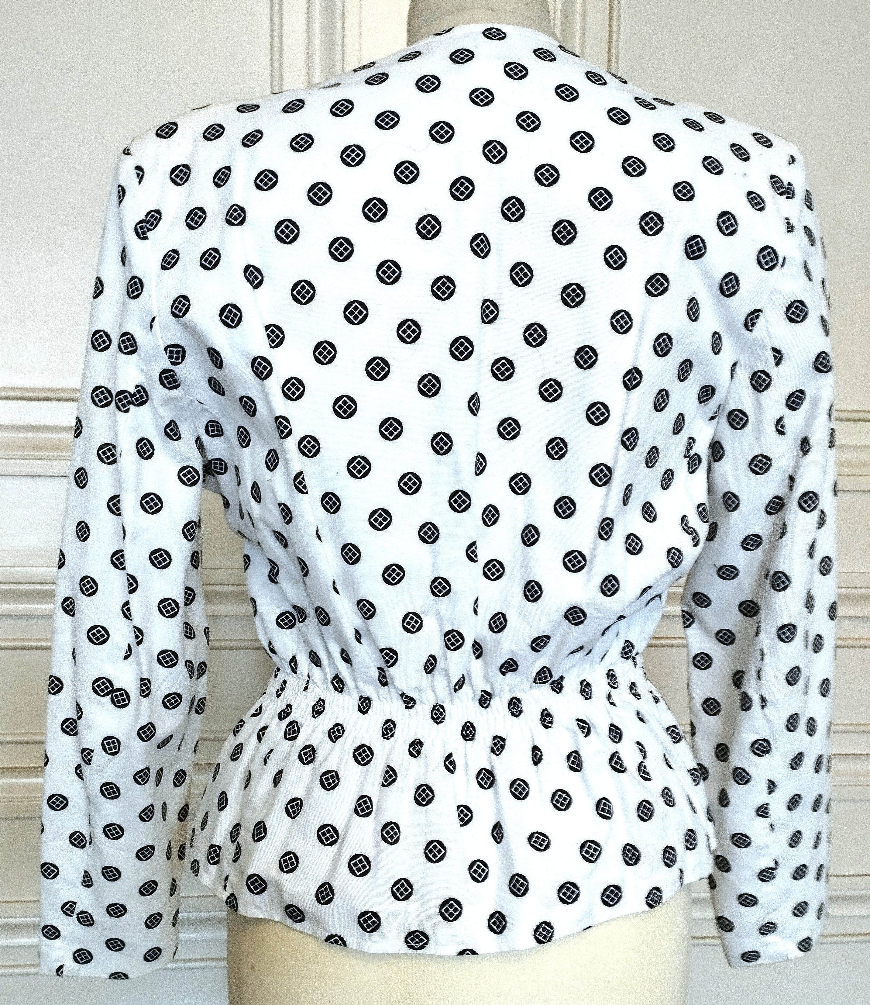 Cacharel Cacharel Veste cotonnade Basque TM/L Size M / US 6-8 / IT 42-44 - 2 Thumbnail