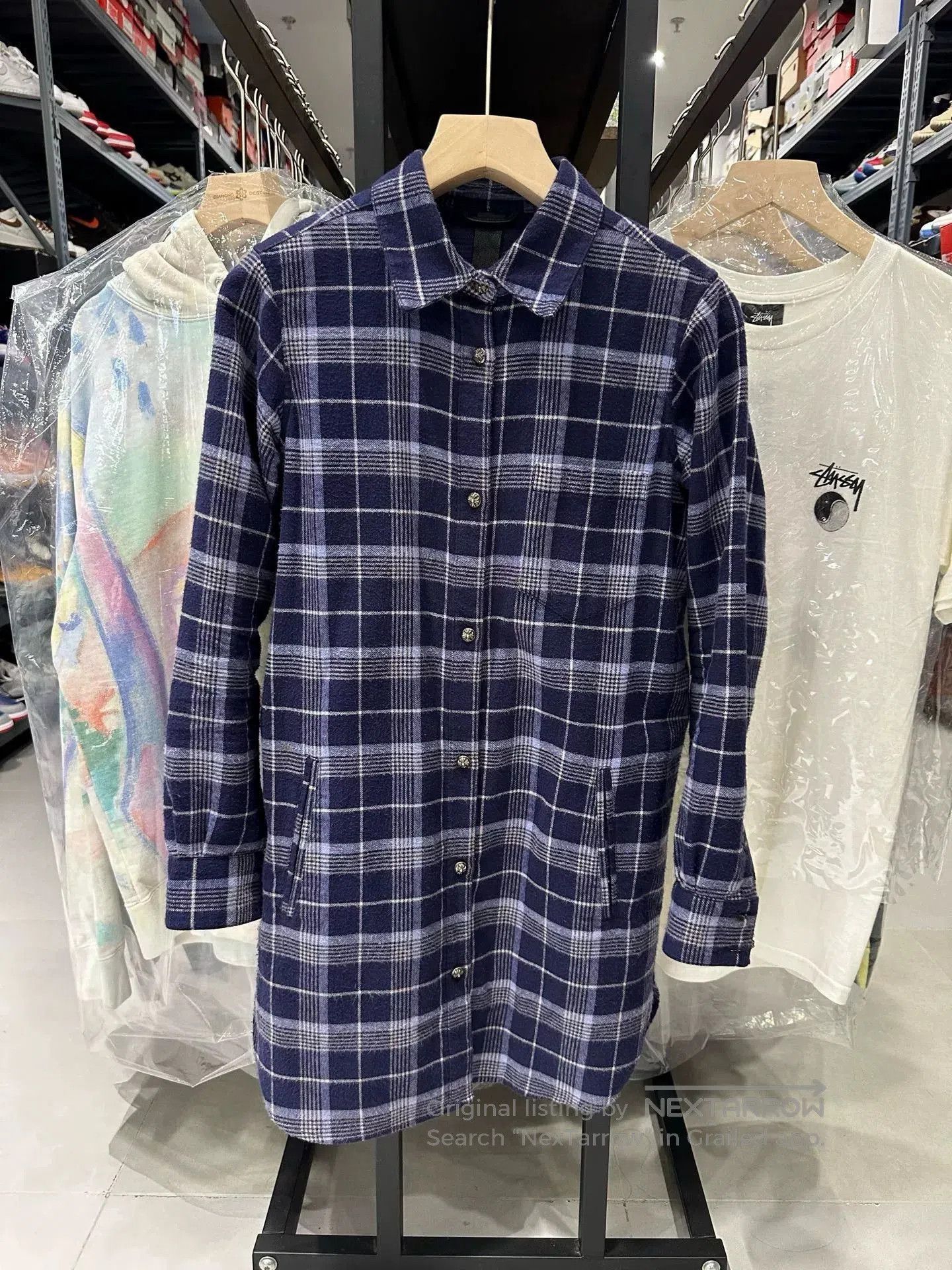 Chrome Hearts Chrome Hearts Flannel Silver Buckle Jacket. Size US M / EU 48-50 / 2 - 8 Thumbnail