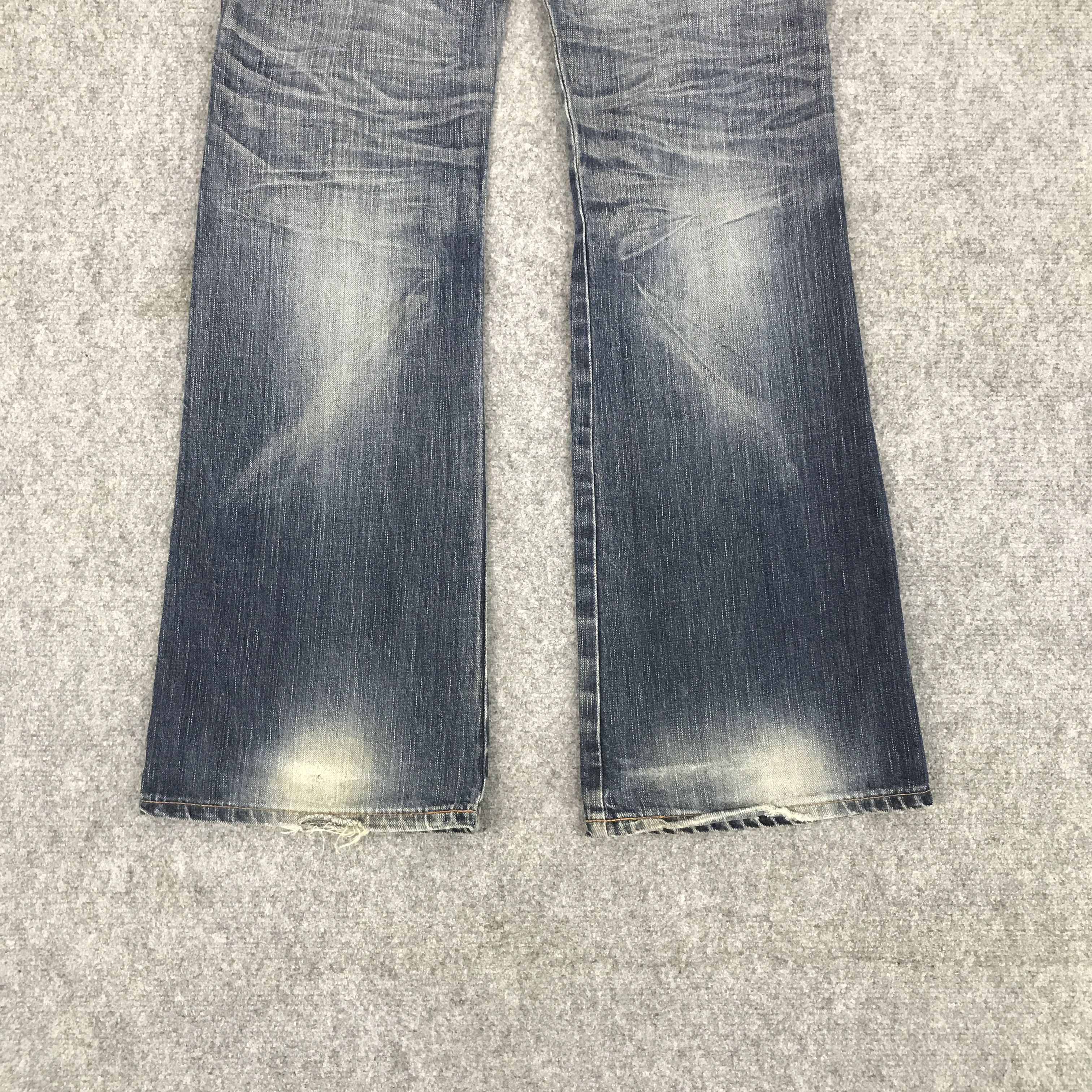 Edwin BOOTCUT DENIM EDWIN JAPAN DISTRESSED JEANS FADED PANTS Size US 30 / EU 46 - 6 Thumbnail