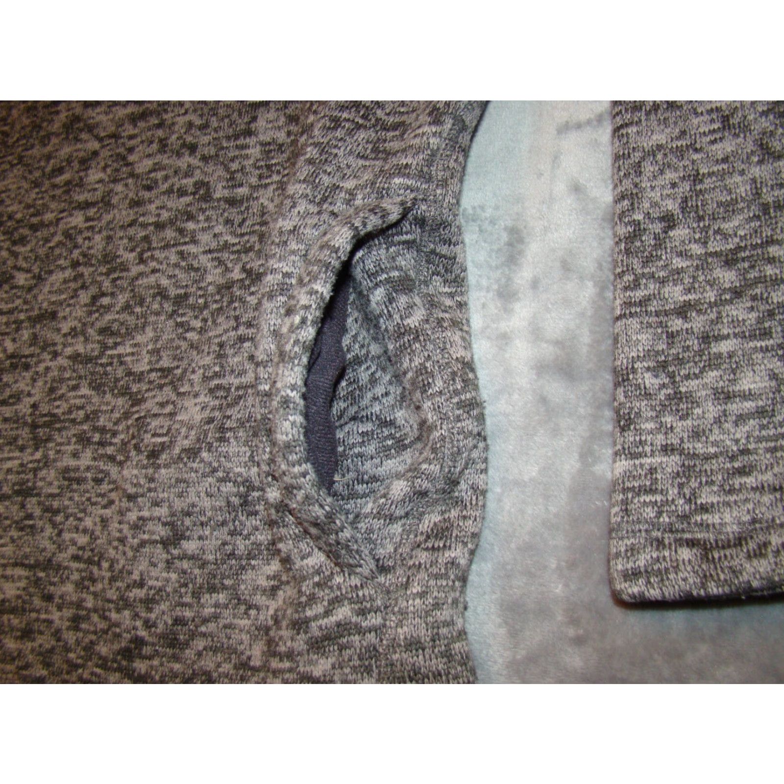 Eddie Bauer Eddie Bauer Mens Small 1/4 Zip Mock Neck Gray Fleece Sweater Size US S / EU 44-46 / 1 - 2 Thumbnail