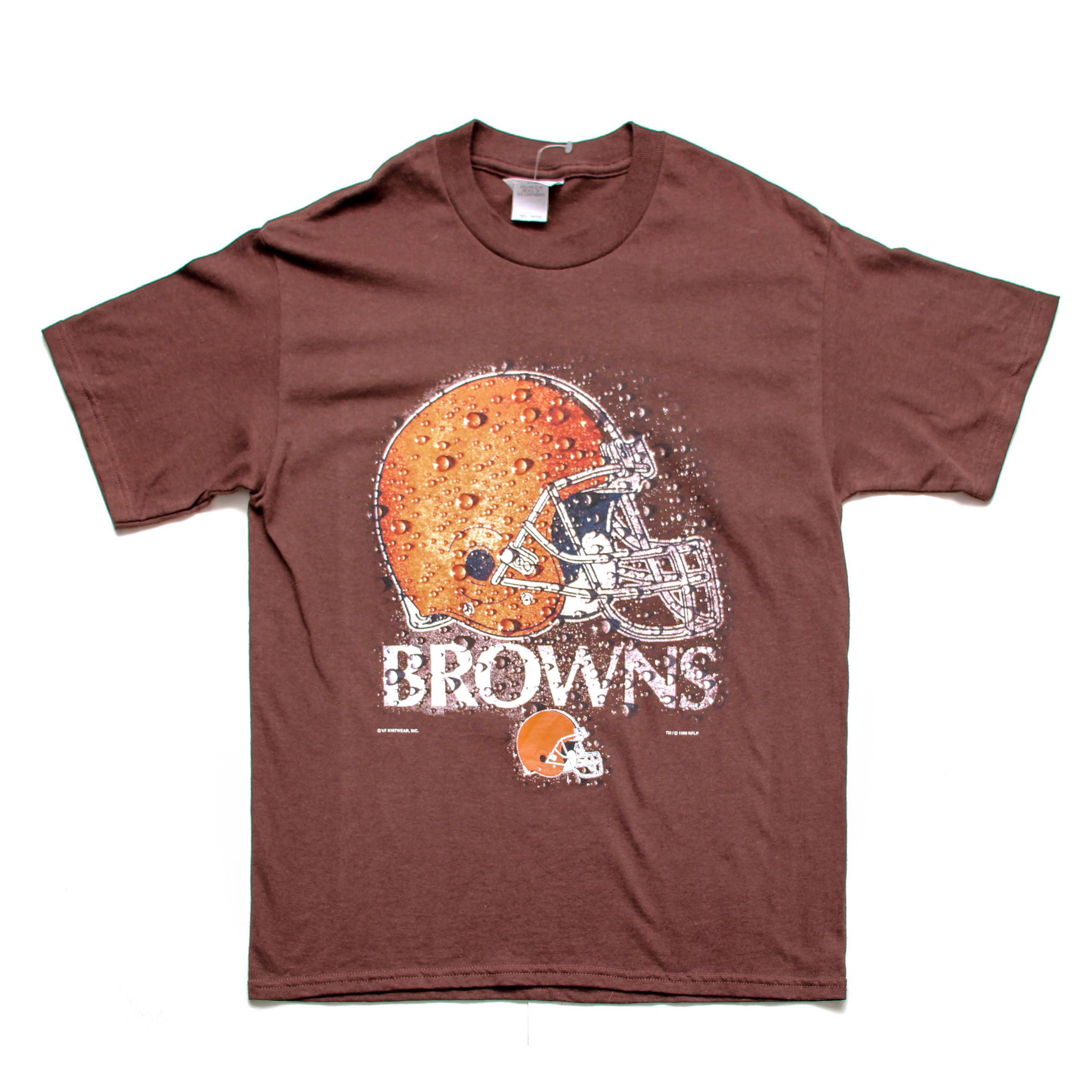 NFL Vintage 90s Cleveland Browns NFL CSA T-Shirt Size US S / EU 44-46 / 1 - 1 Thumbnail