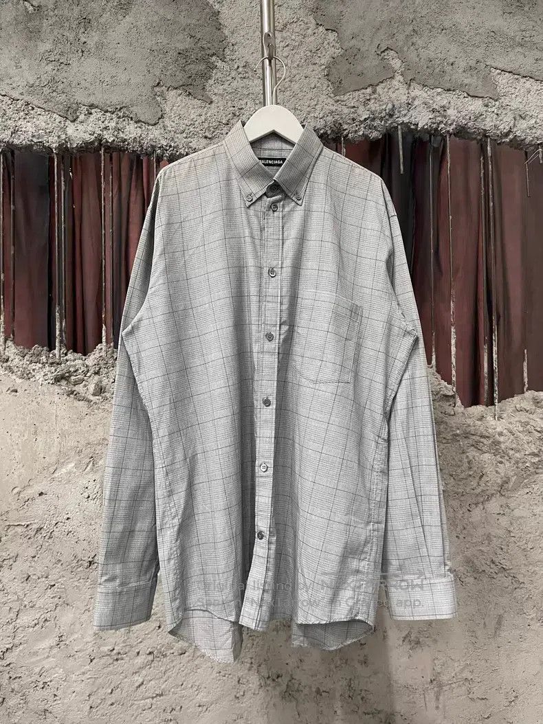 Balenciaga Balenciaga Size 37 Plaid shirt Size US S / EU 44-46 / 1 - 1 Thumbnail