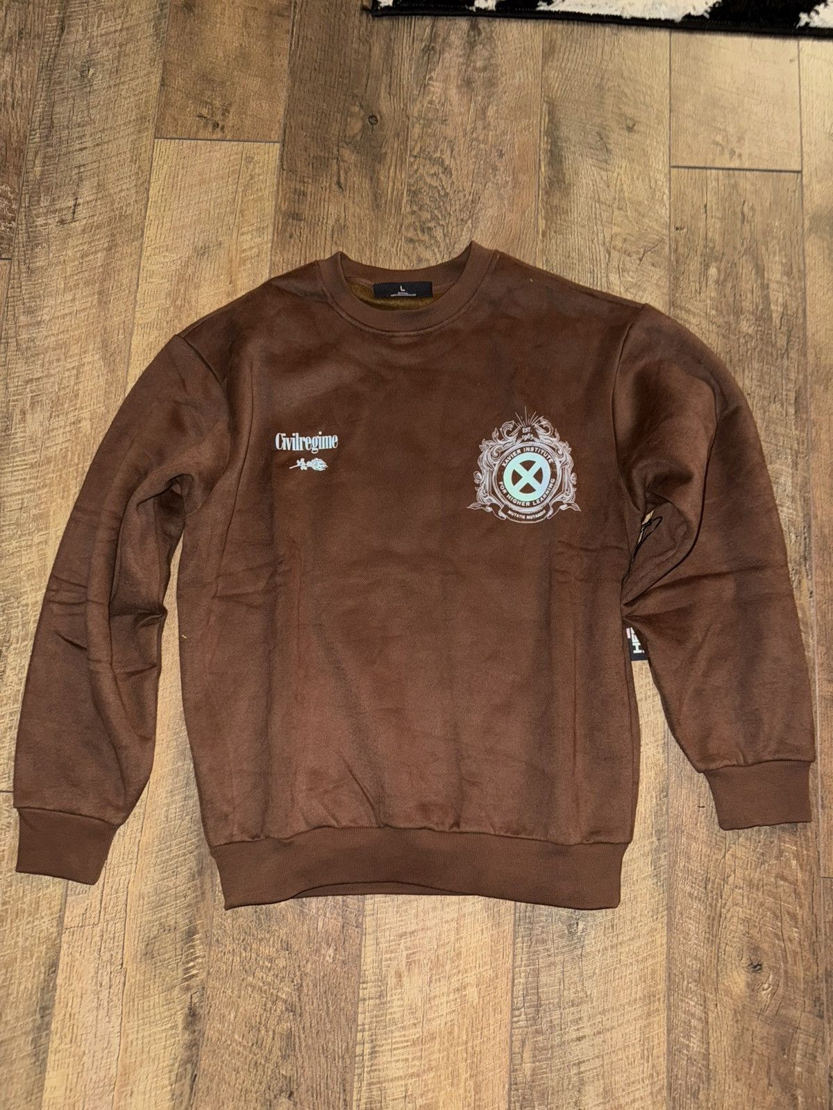 Civil Regime Brown Civil Regime X X-men Collab Sweater Size US L / EU 52-54 / 3 - 2 Thumbnail
