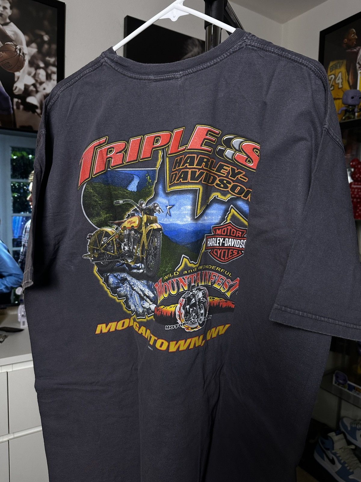 Harley Davidson Vintage Harley Davidson Tee🔥 Size US XL / EU 56 / 4 - 6 Thumbnail