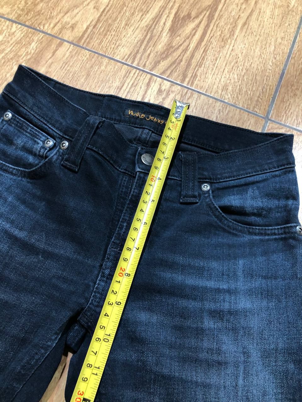 Nudie Jeans NUDIE Slim Fit Skinny Leg Stretch BLACK Size 25" / US 0 / IT 36 - 14 Thumbnail